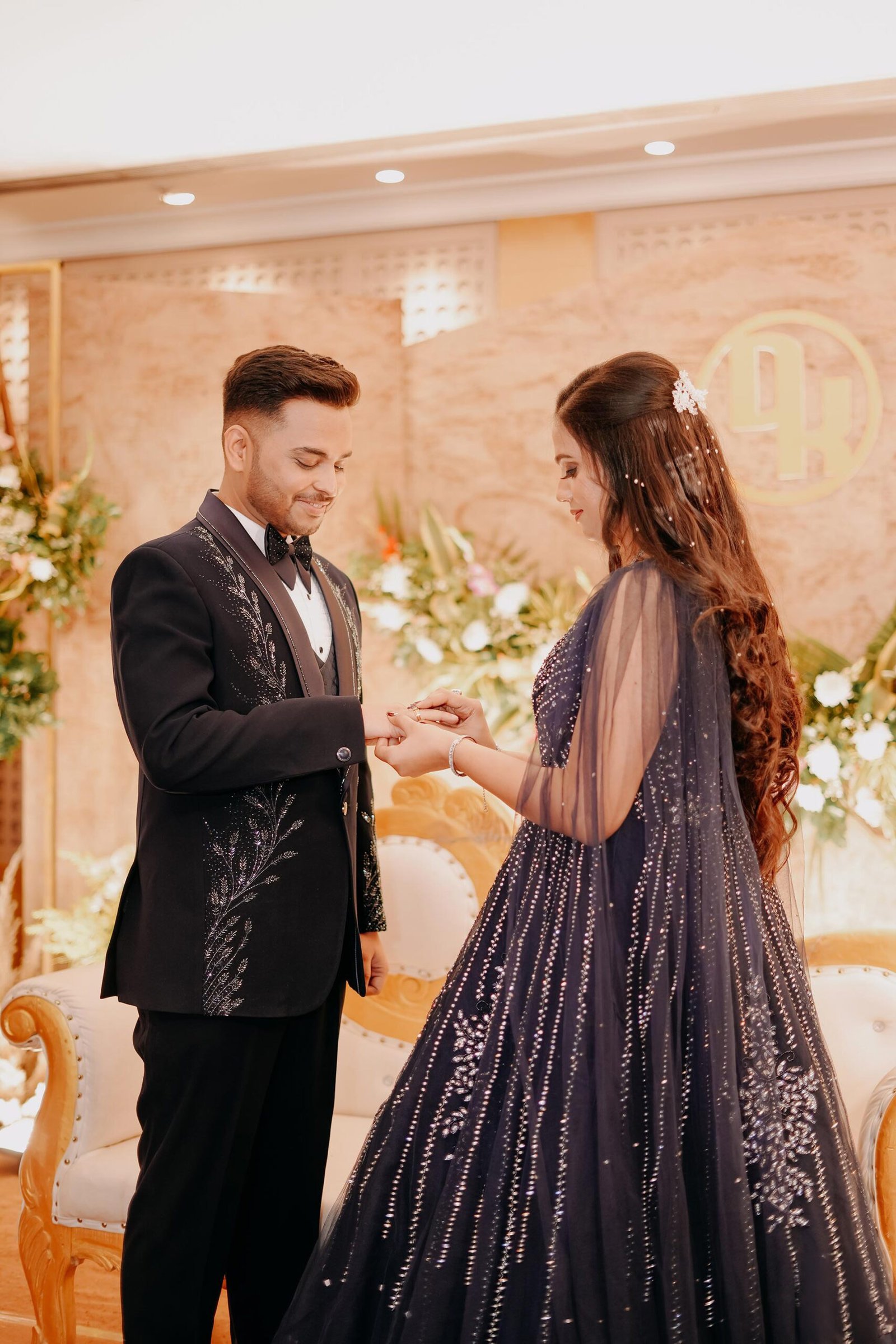 Engagement ceremony photograph by The Silver Frame Studio