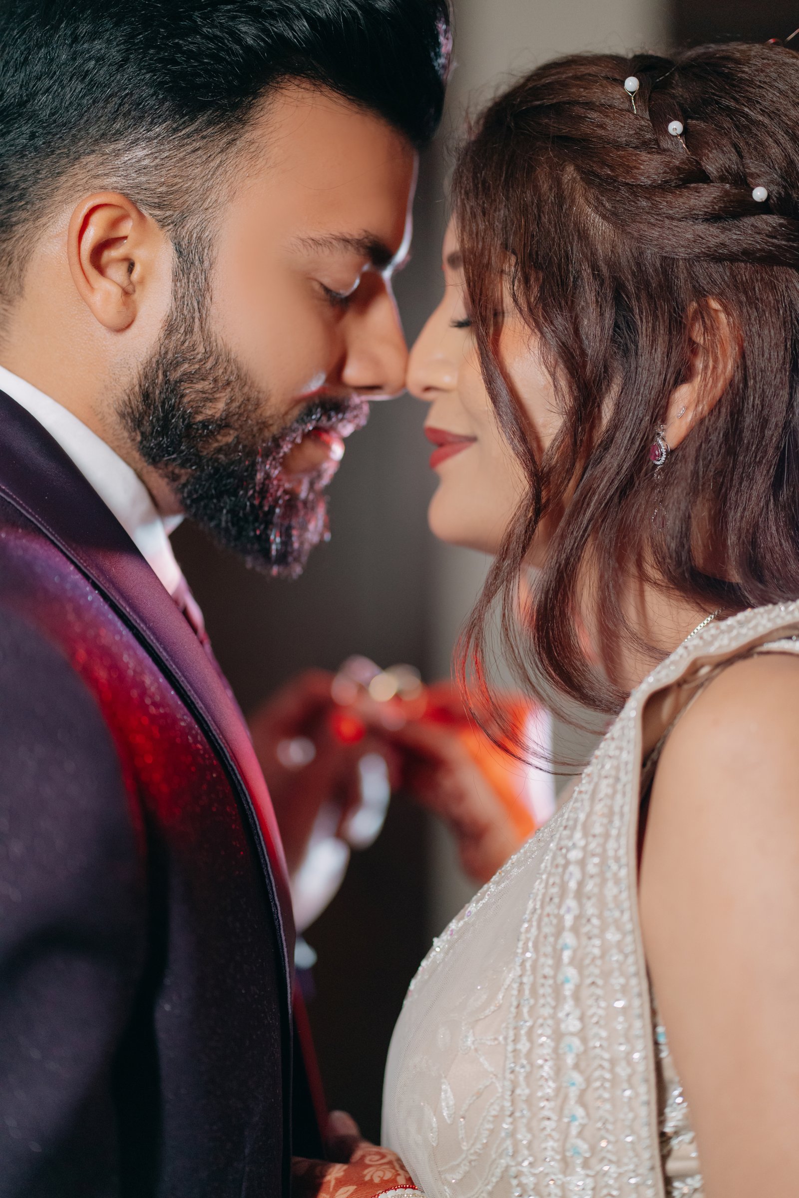 Engagement ceremony photograph by The Silver Frame Studio