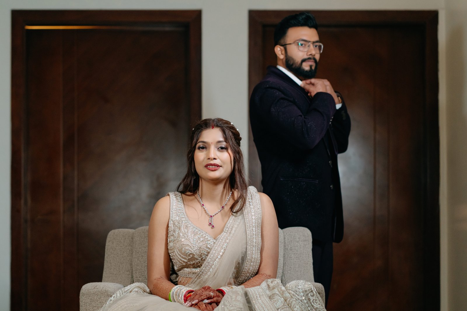 Engagement ceremony photograph by The Silver Frame Studio