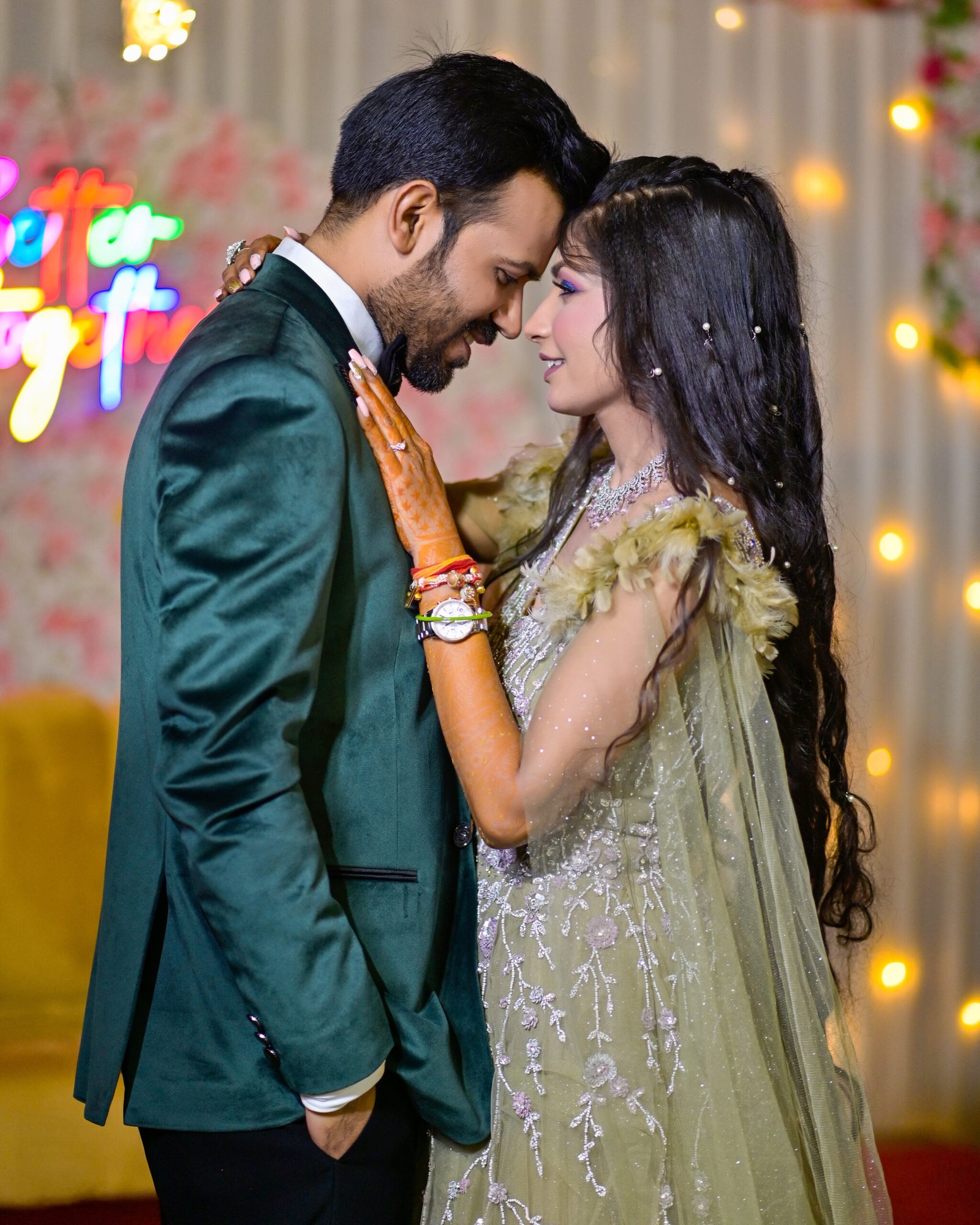 Engagement ceremony photograph by The Silver Frame Studio