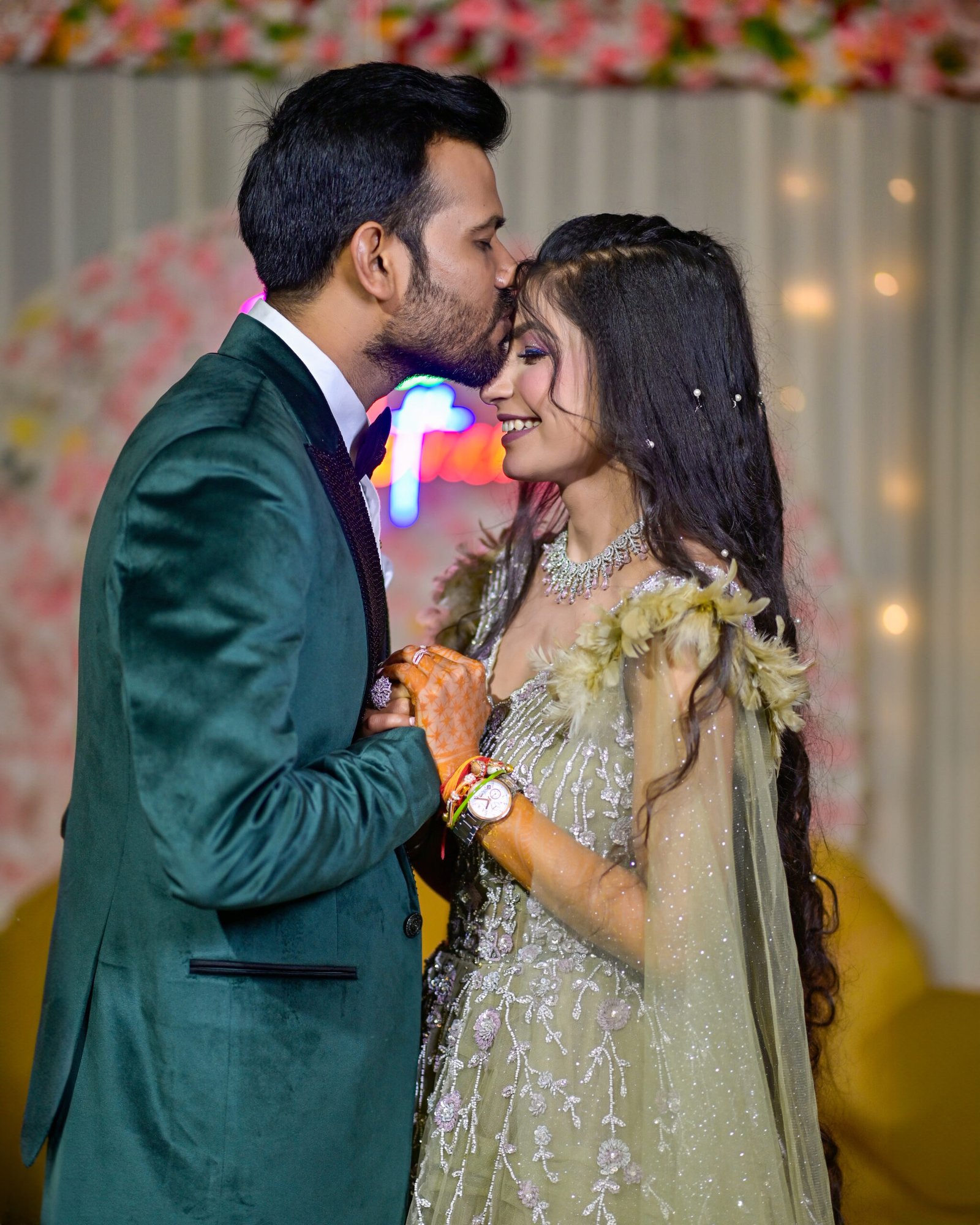 Engagement ceremony photograph by The Silver Frame Studio