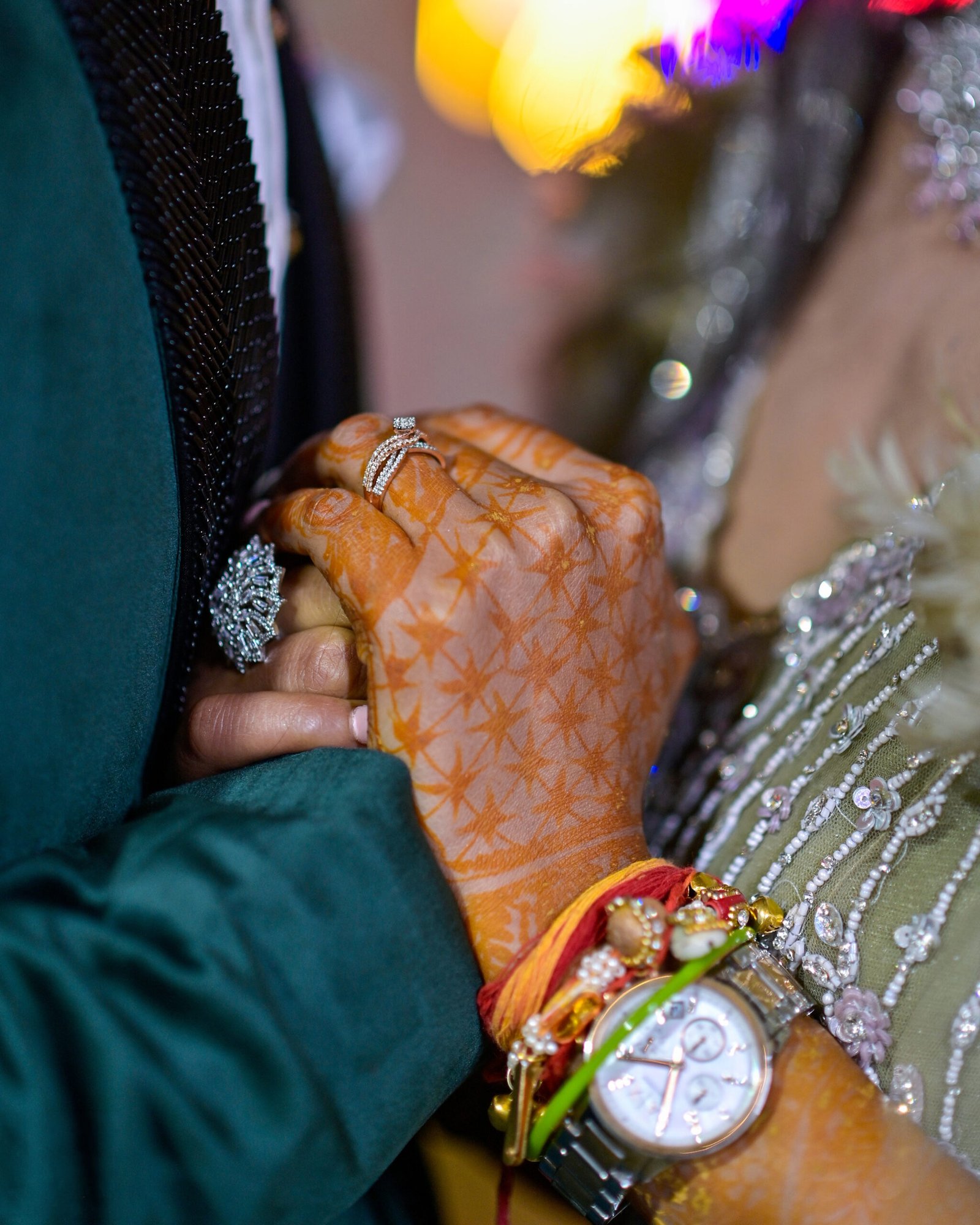 Engagement ceremony photograph by The Silver Frame Studio