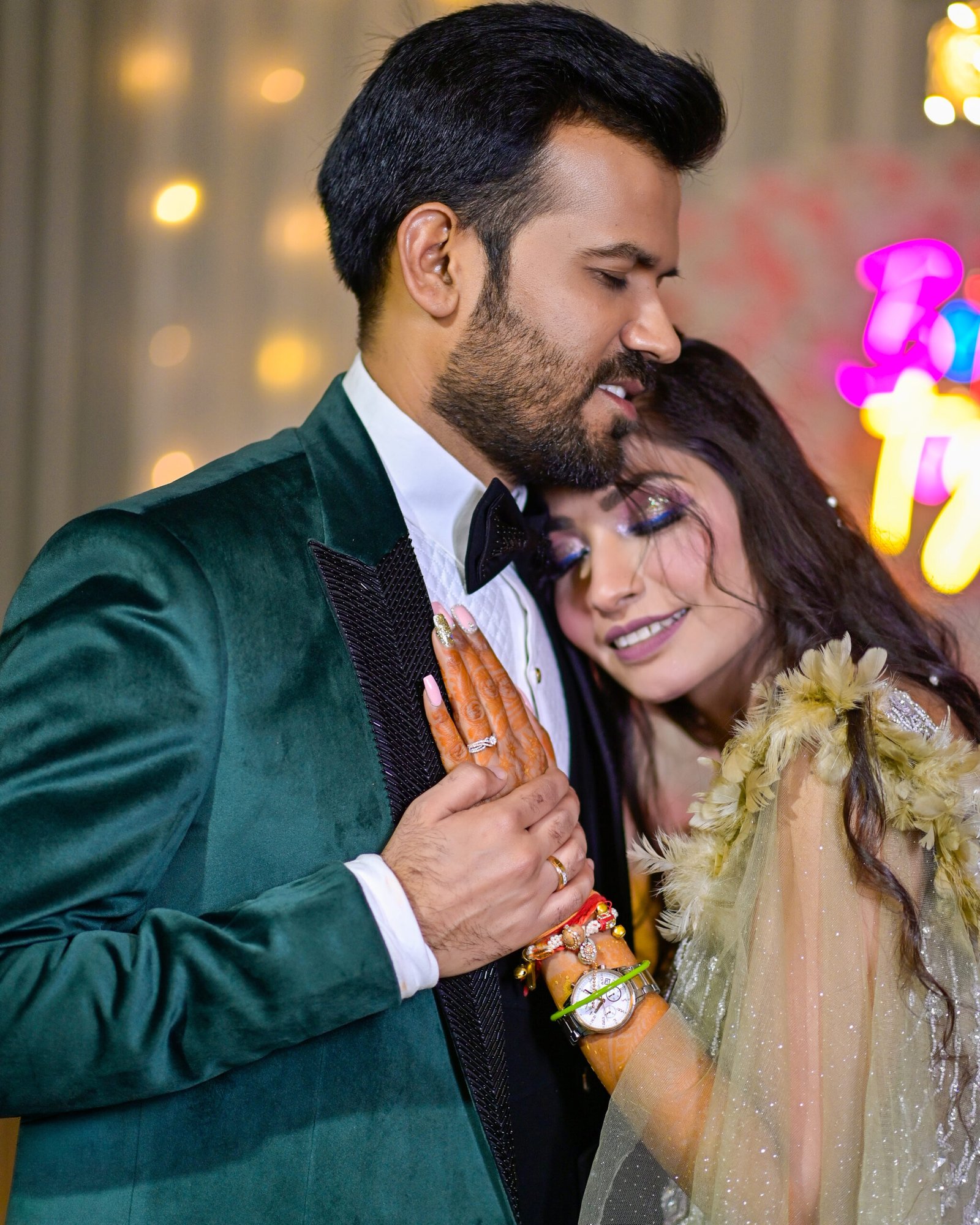 Engagement ceremony photograph by The Silver Frame Studio
