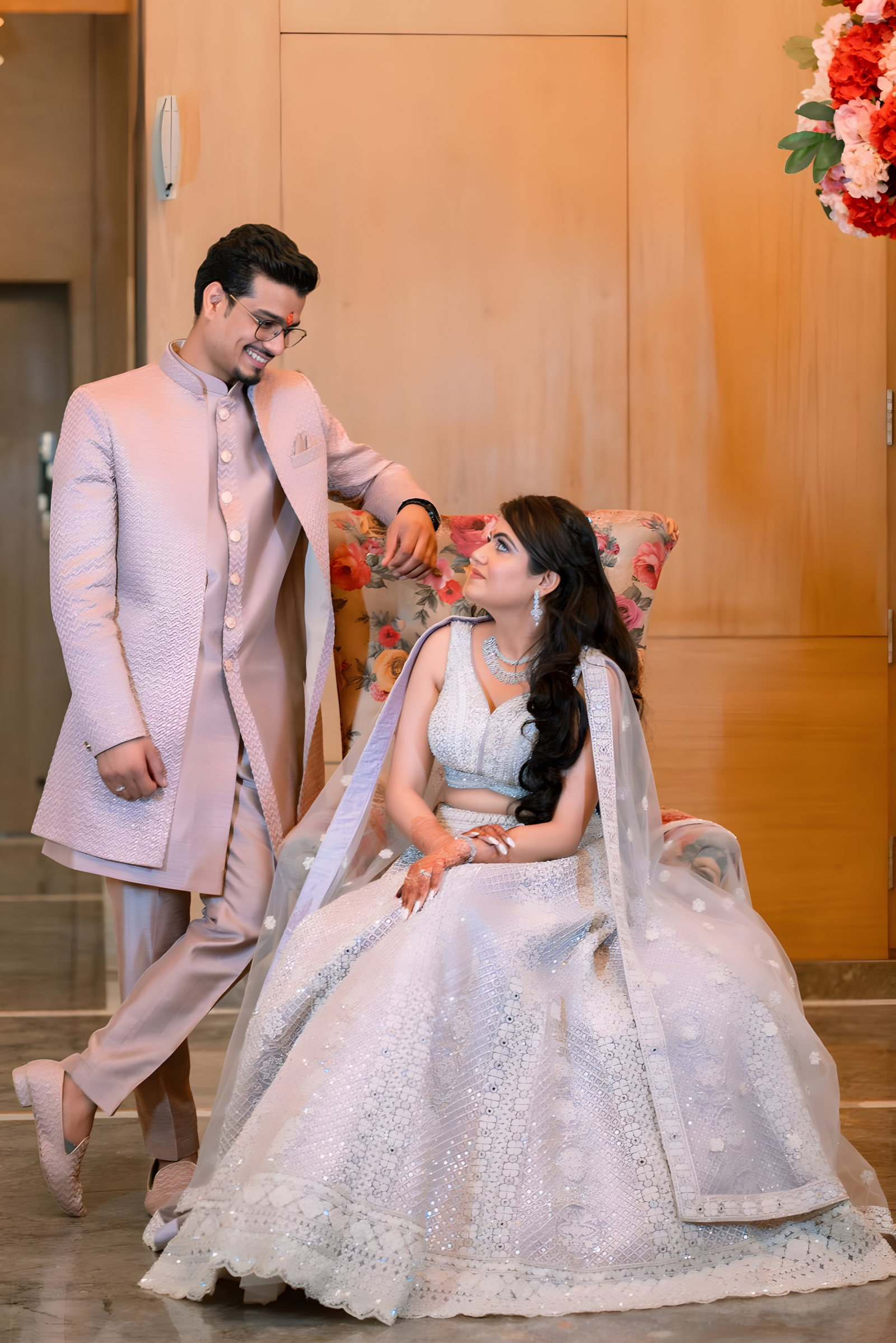 Engagement ceremony photograph by The Silver Frame Studio