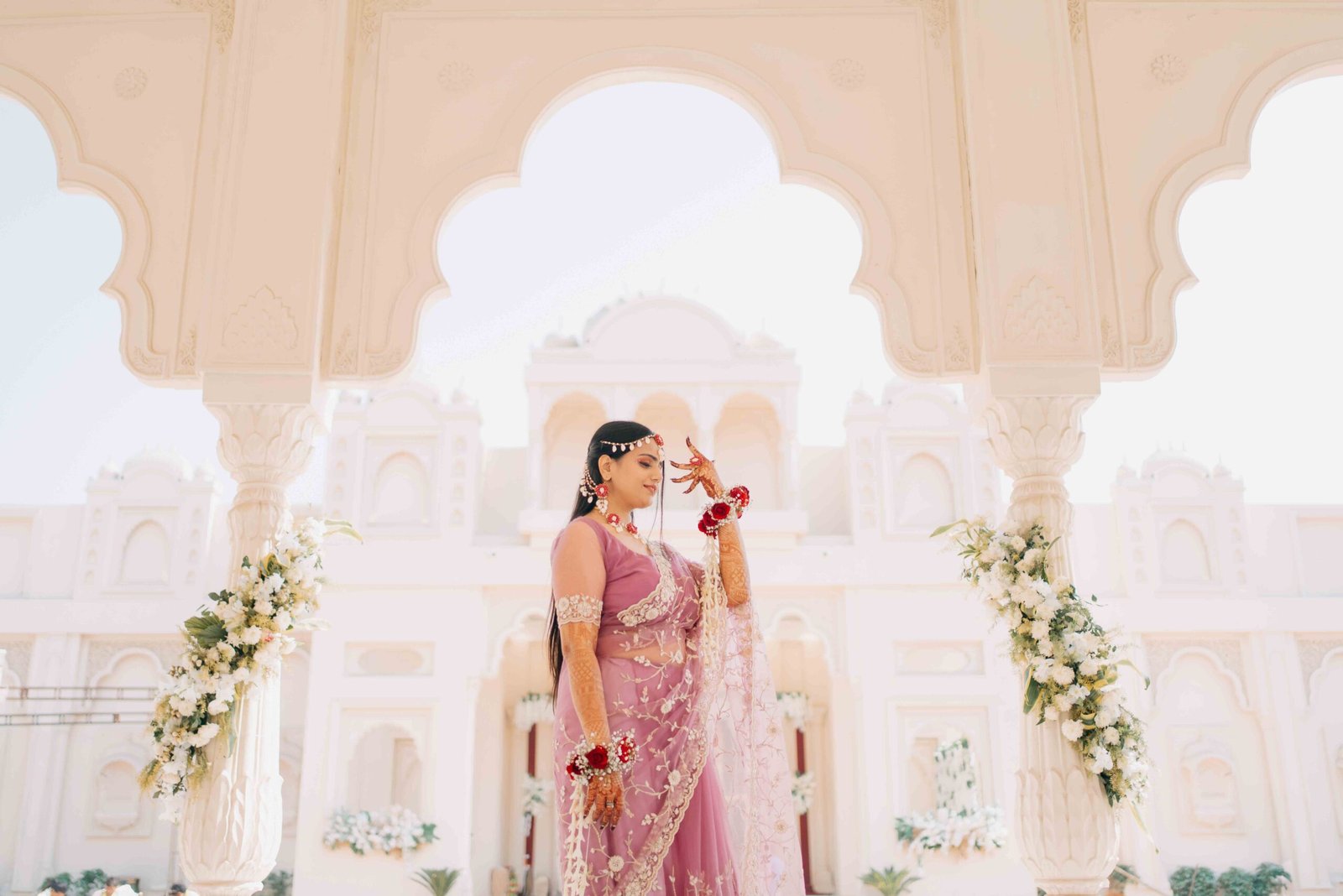 Haldi ceremony photograph by The Silver Frame Studio