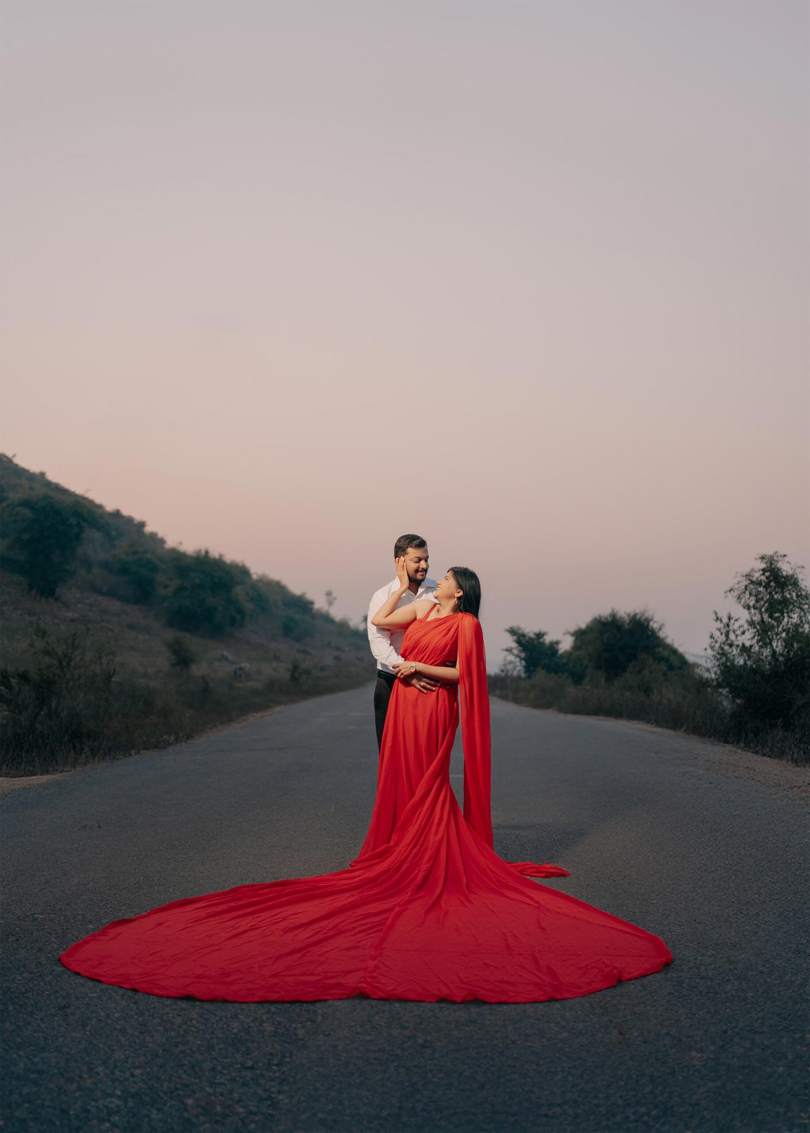 Pre-wedding photograph by The Silver Frame Studio