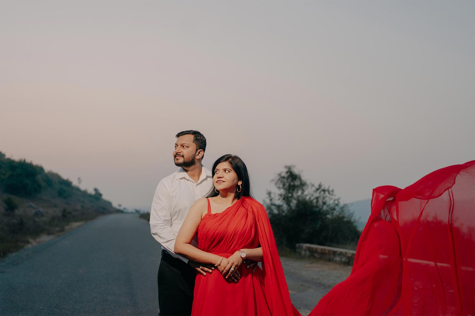 Pre-wedding photograph by The Silver Frame Studio