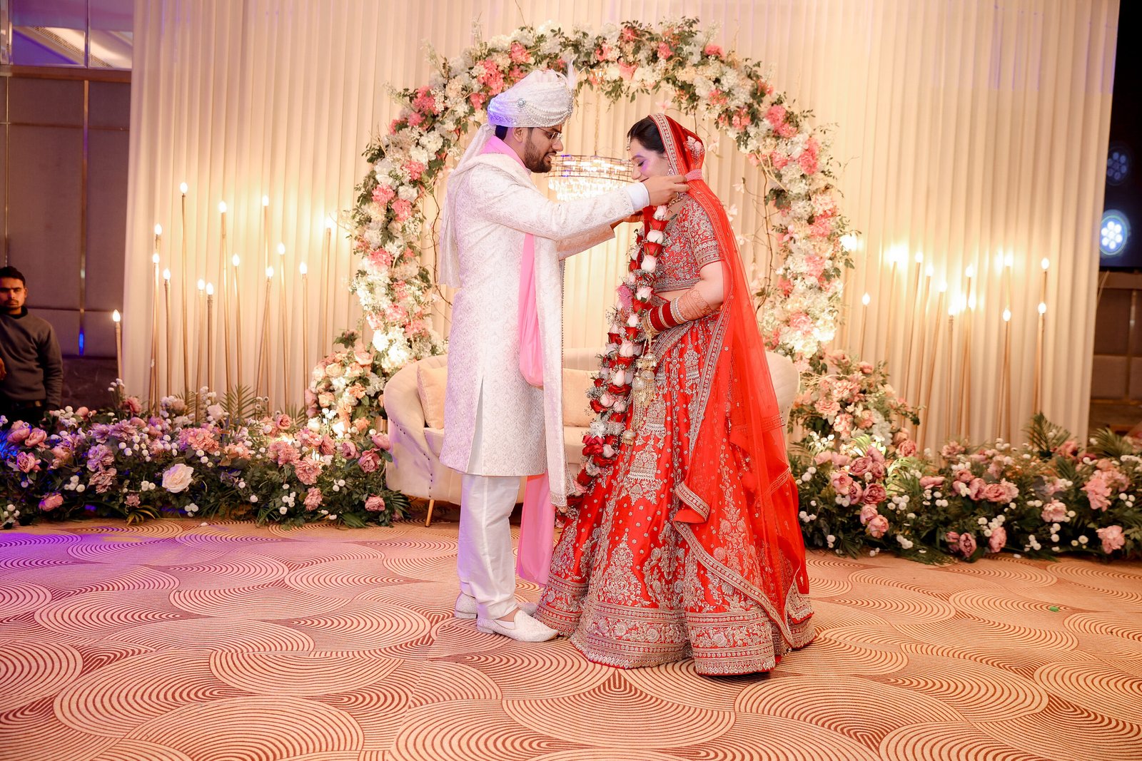 Love & Shraddha · Varmala — wedding photograph by The Silver Frame Studio