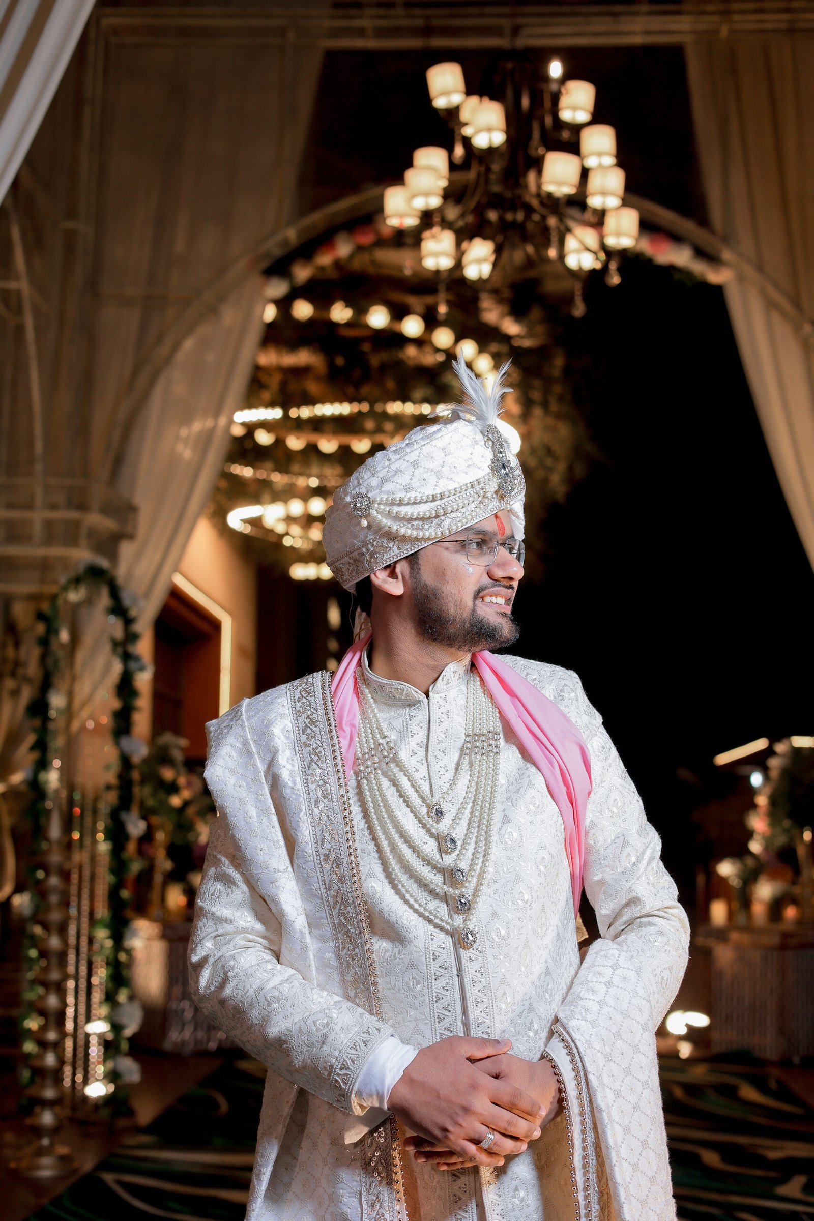 Love & Shraddha · Varmala — wedding photograph by The Silver Frame Studio