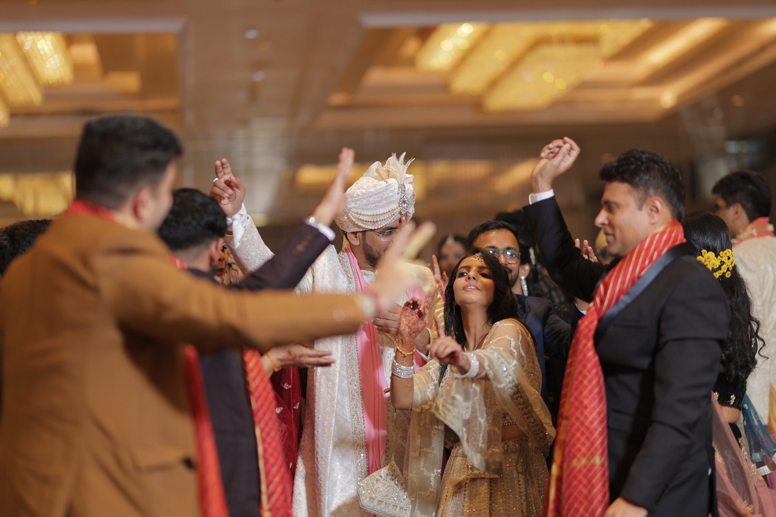 Love & Shraddha · Varmala — wedding photograph by The Silver Frame Studio