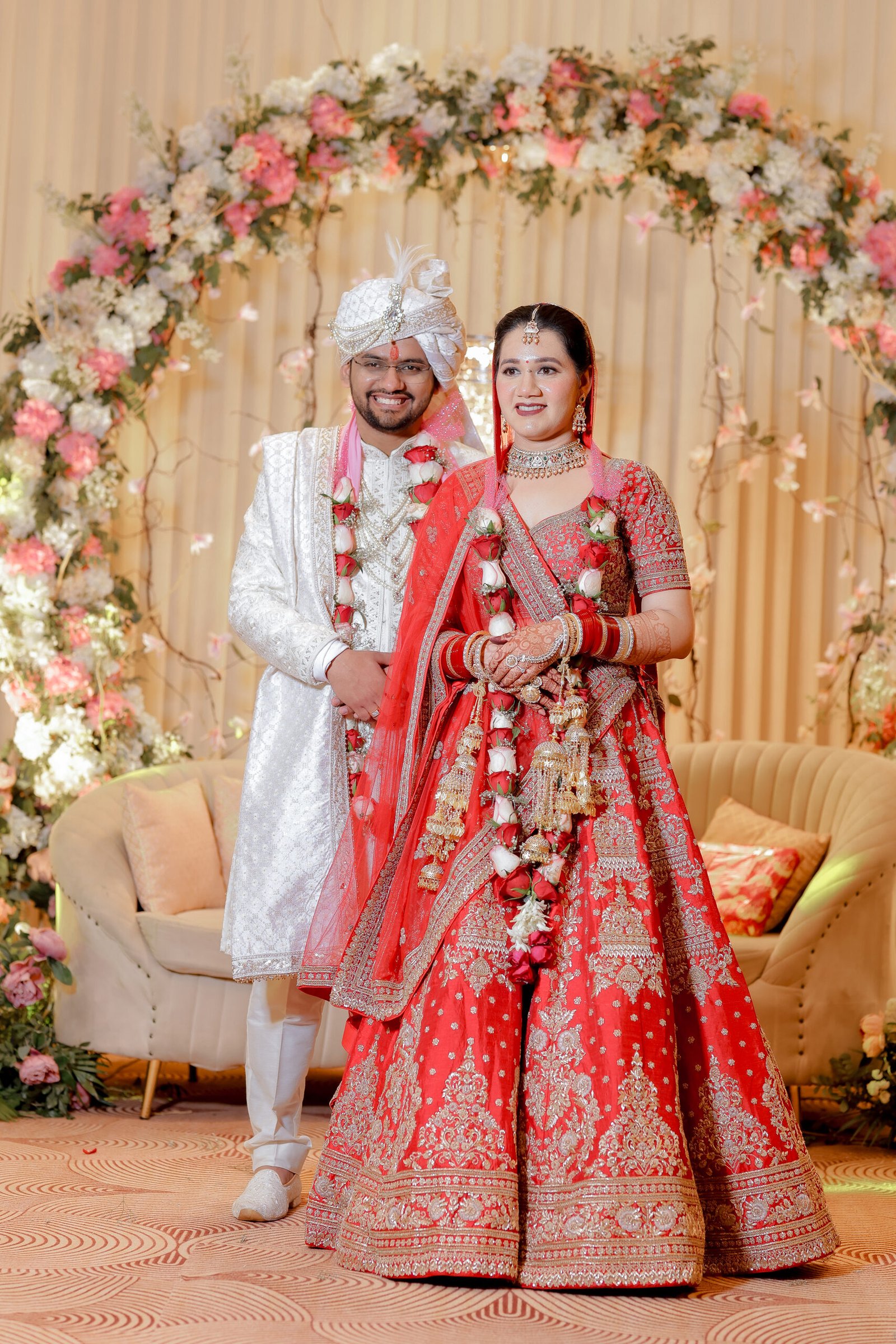 Love & Shraddha · Varmala — wedding photograph by The Silver Frame Studio