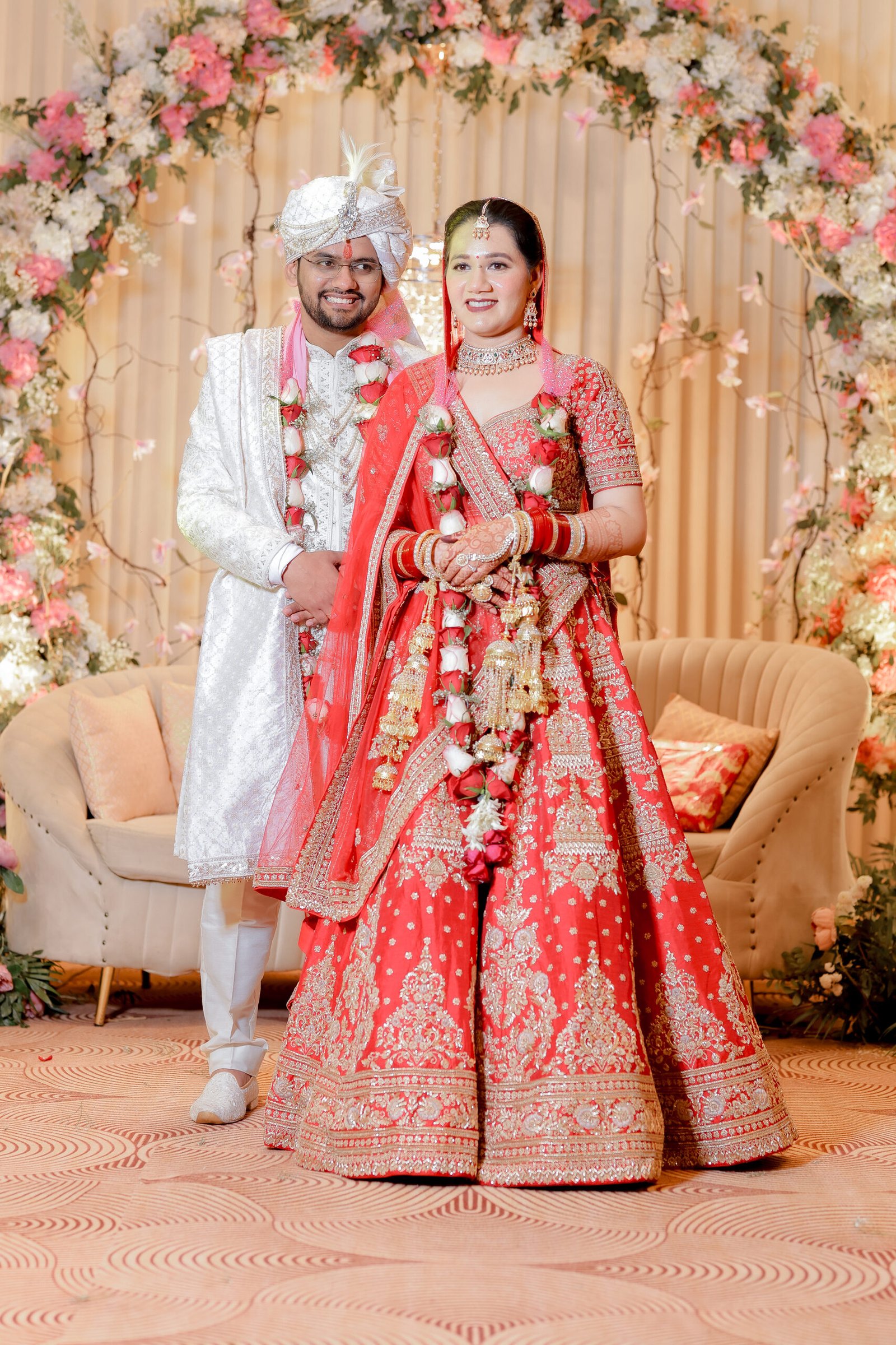 Love & Shraddha · Varmala — wedding photograph by The Silver Frame Studio
