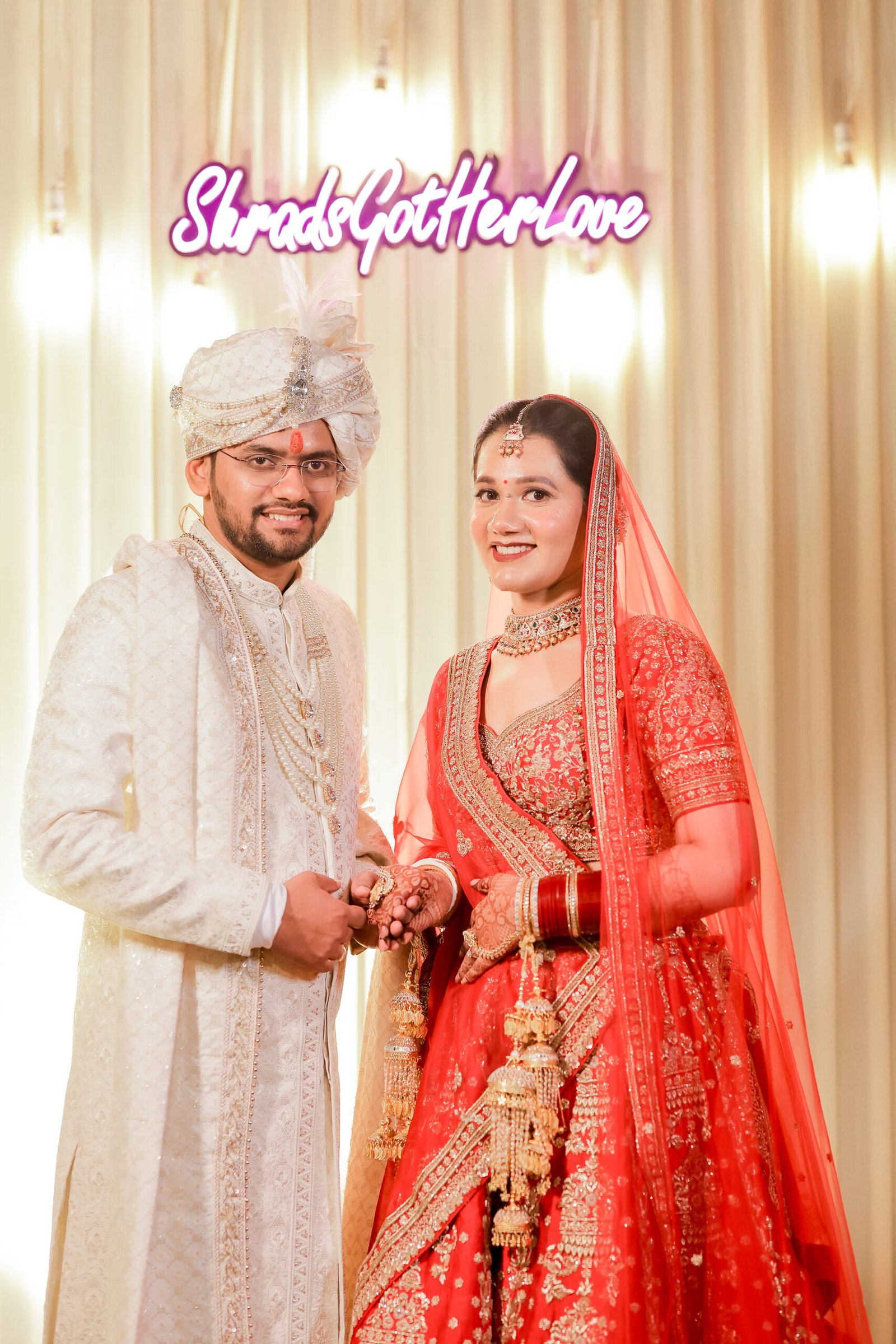 Love & Shraddha · Couple Portraits — wedding photograph by The Silver Frame Studio