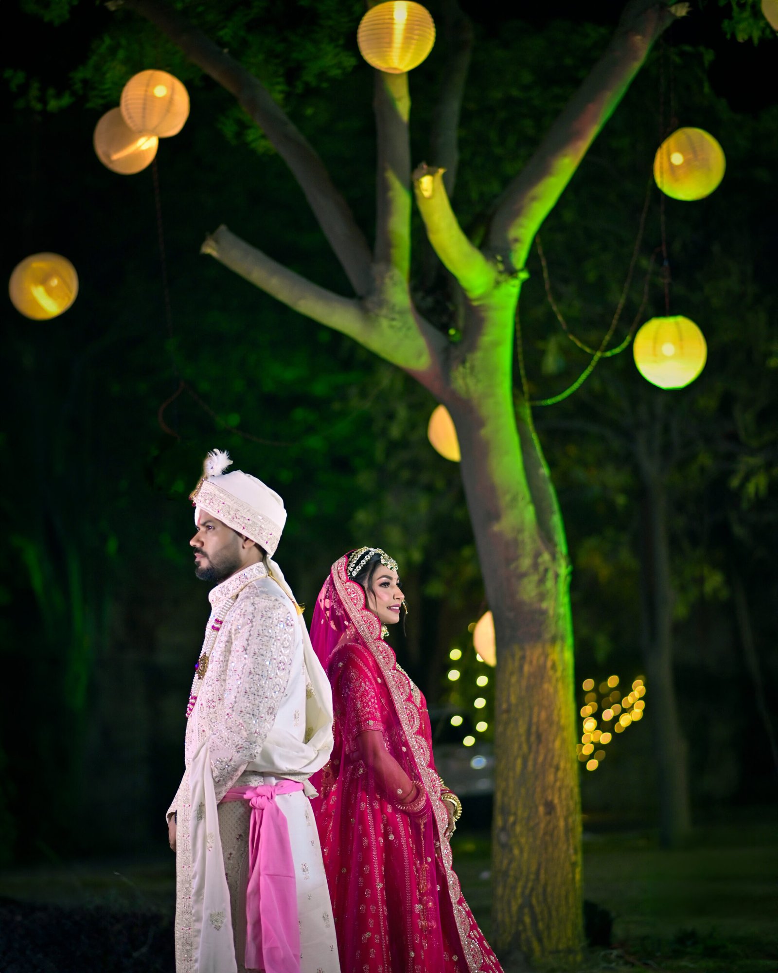 Wedding photograph of Akash & Pragya by The Silver Frame Studio