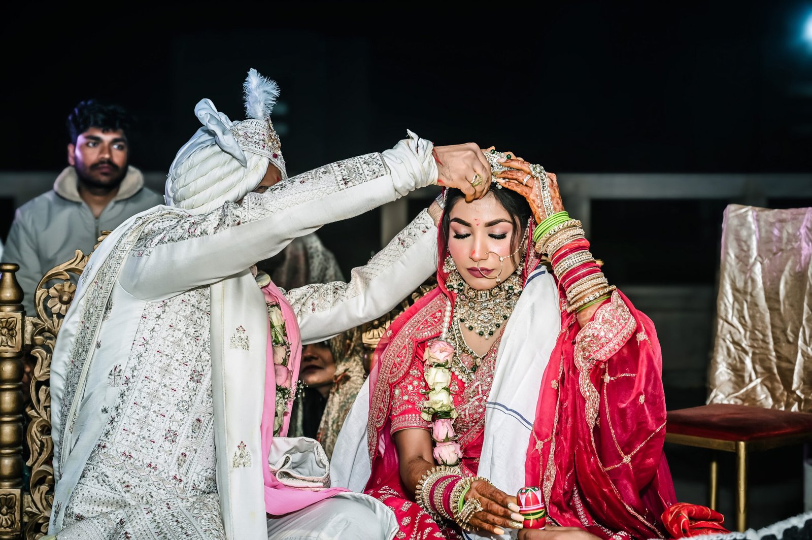 Wedding photograph of Akash & Pragya by The Silver Frame Studio