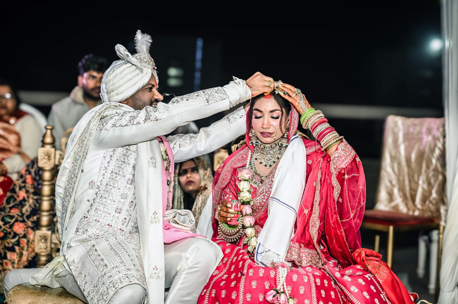 Wedding photograph of Akash & Pragya by The Silver Frame Studio