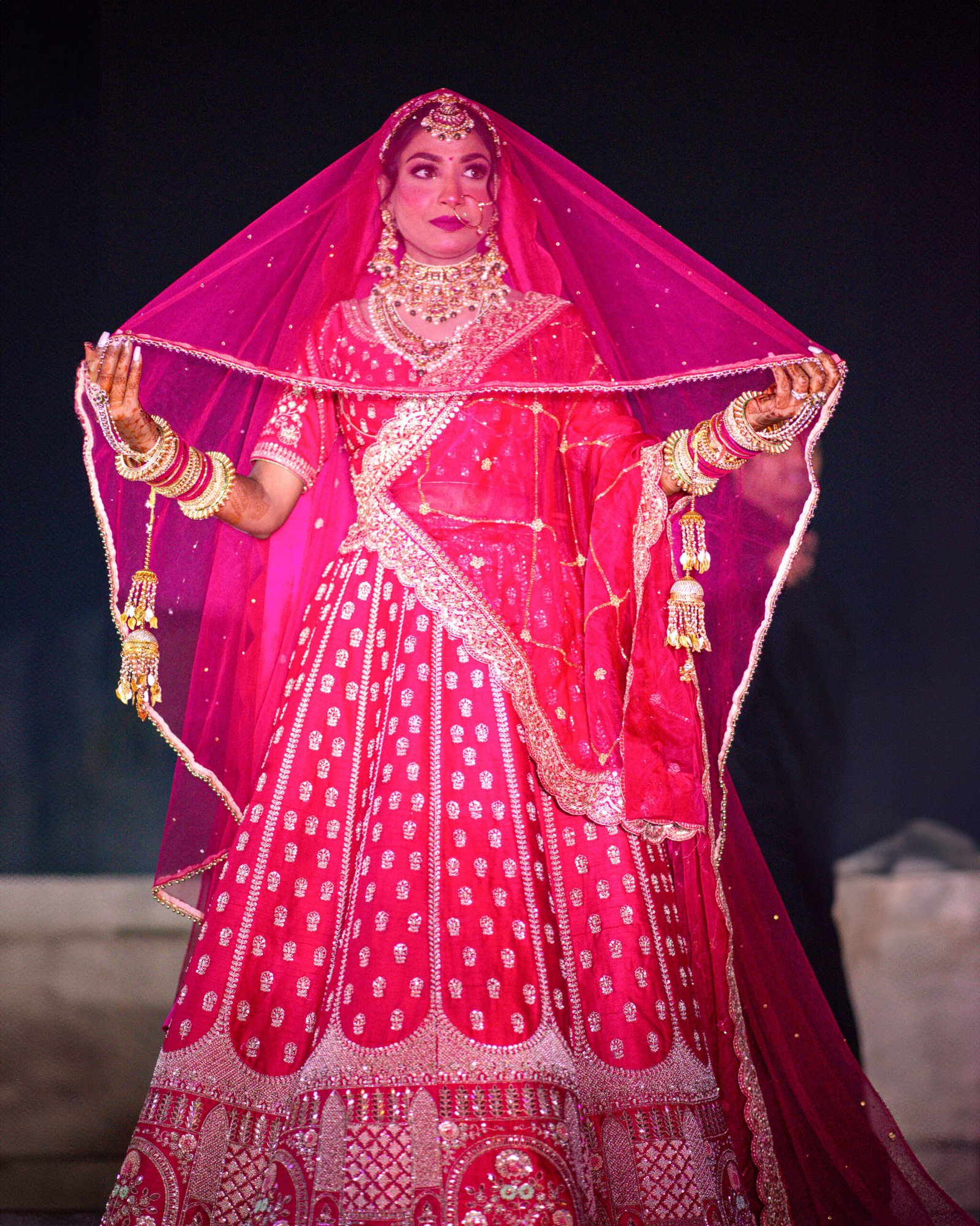 Wedding photograph of Akash & Pragya by The Silver Frame Studio