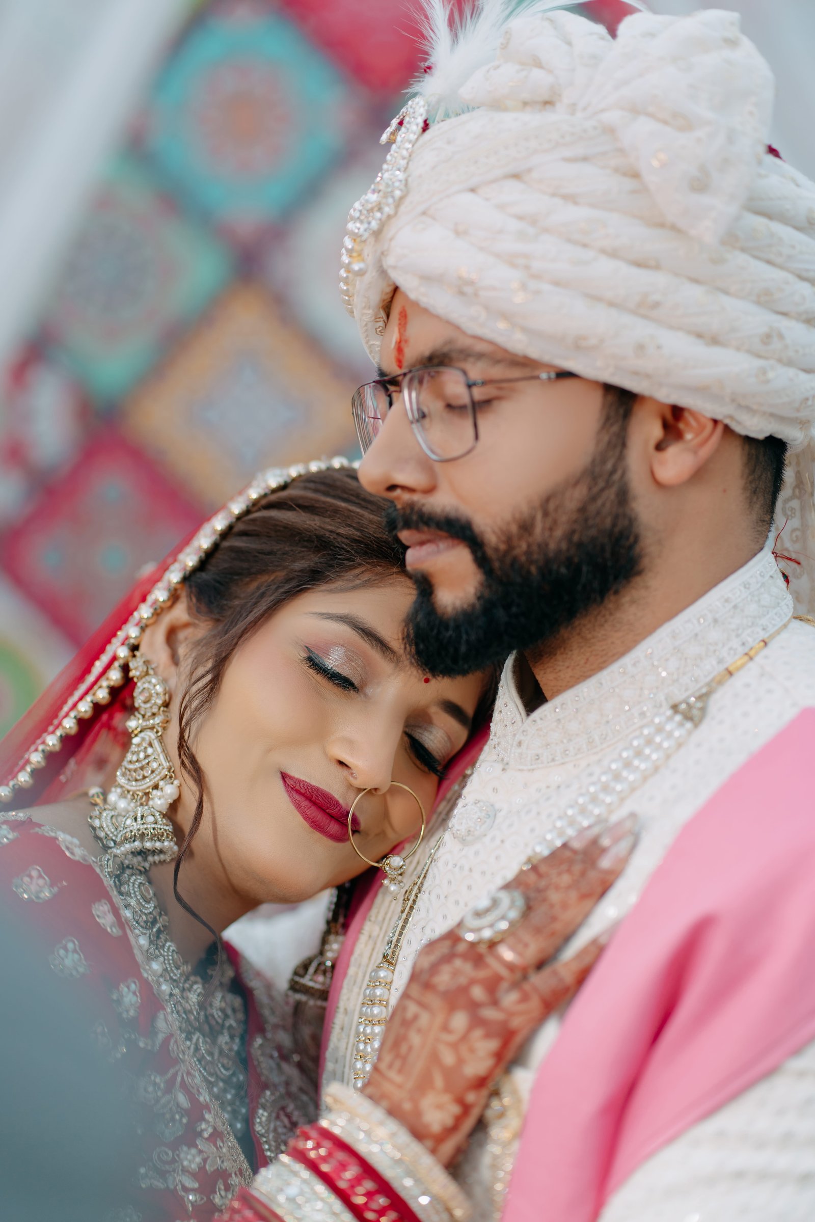 Wedding photograph of Anchal & Himanshu by The Silver Frame Studio
