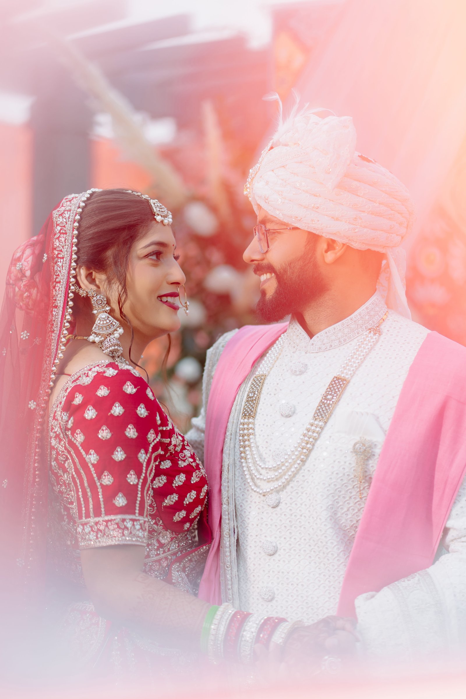 Wedding photograph of Anchal & Himanshu by The Silver Frame Studio