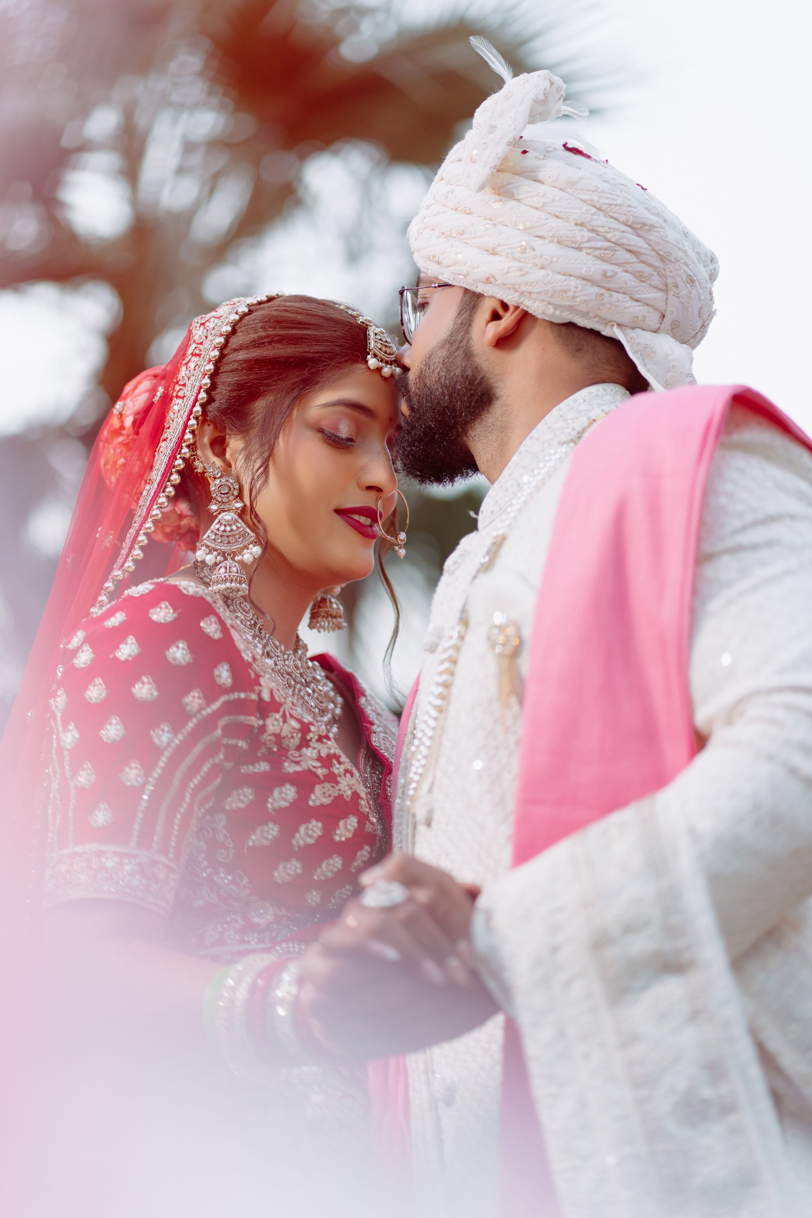 Wedding photograph of Anchal & Himanshu by The Silver Frame Studio