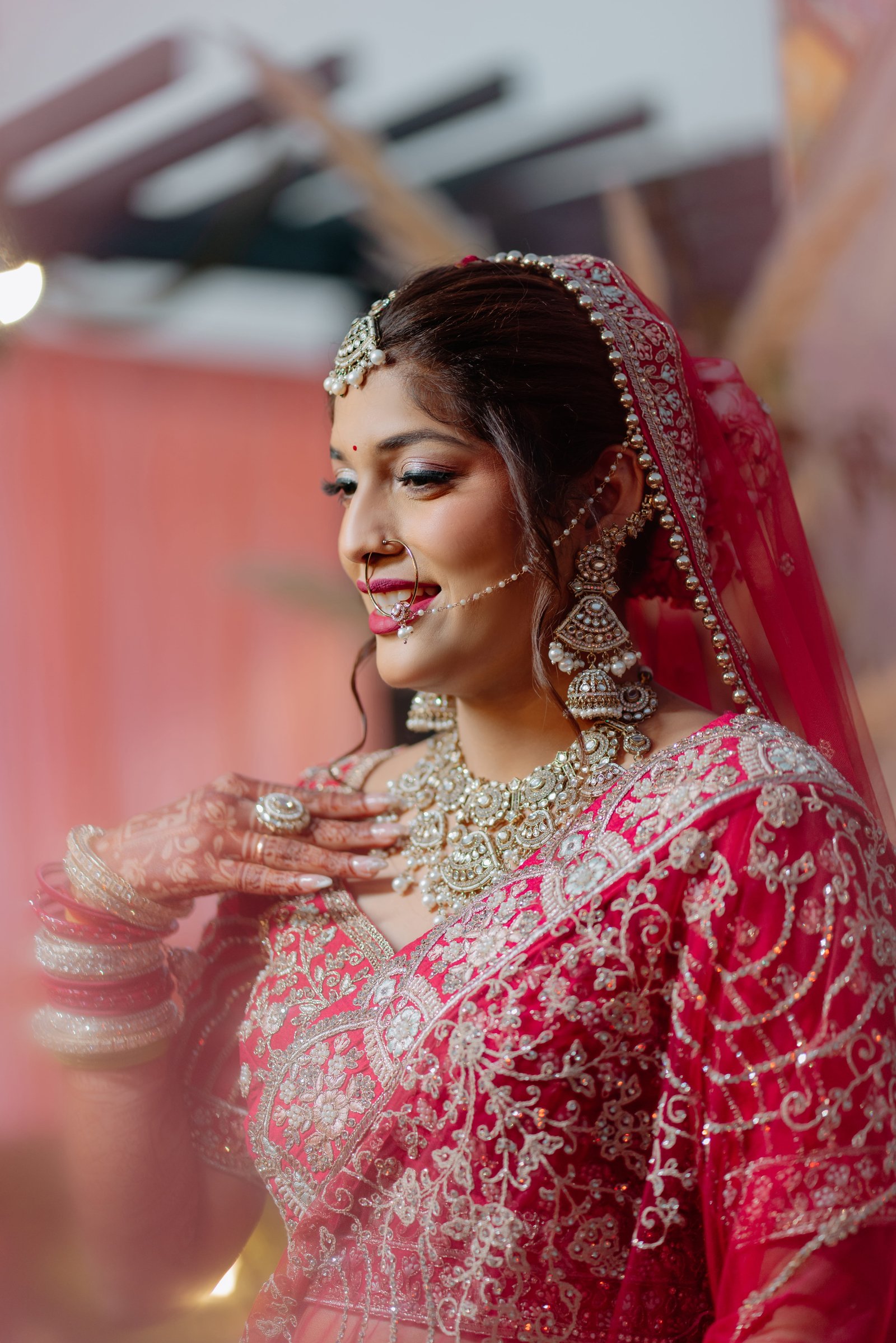 Wedding photograph of Anchal & Himanshu by The Silver Frame Studio