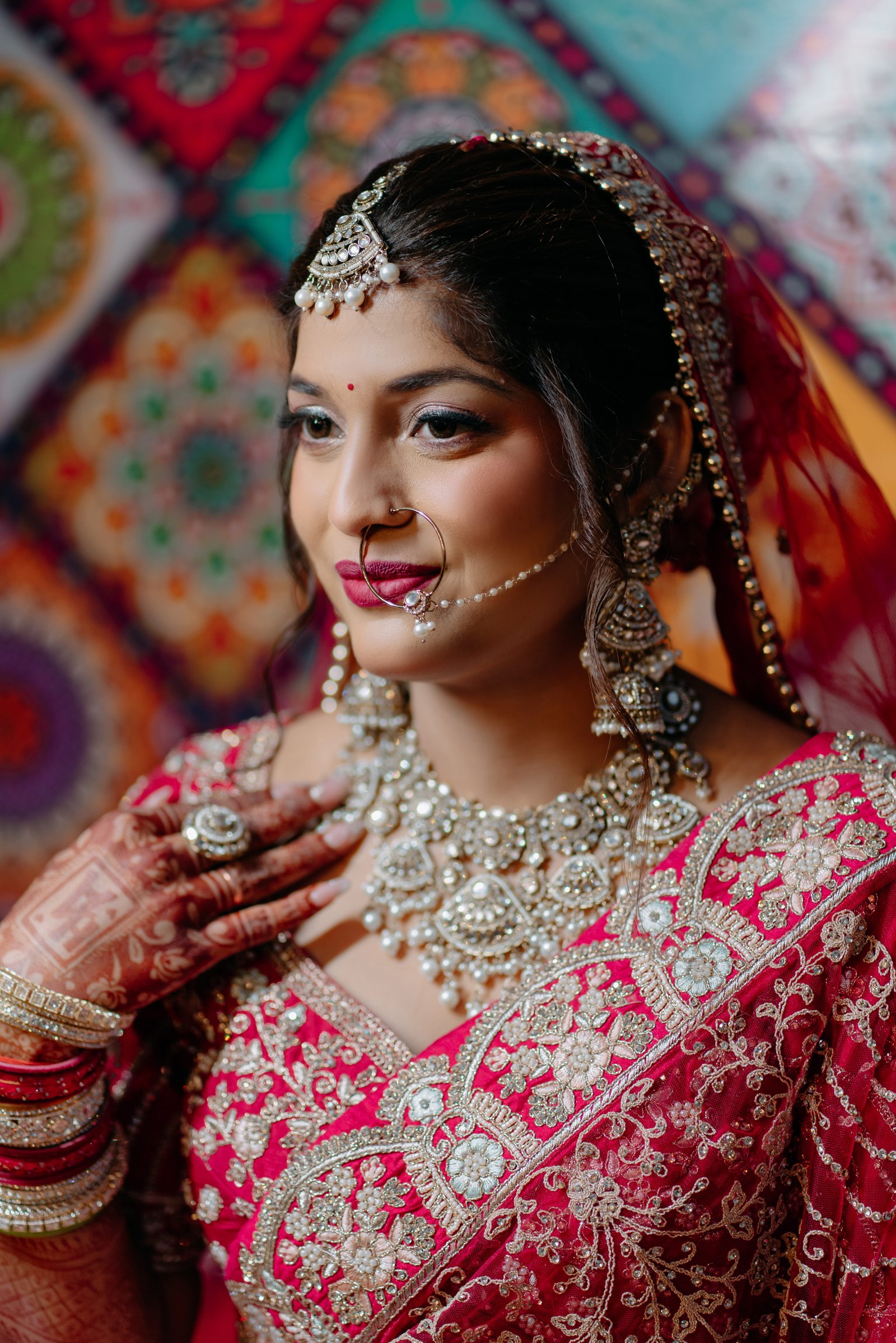 Wedding photograph of Anchal & Himanshu by The Silver Frame Studio