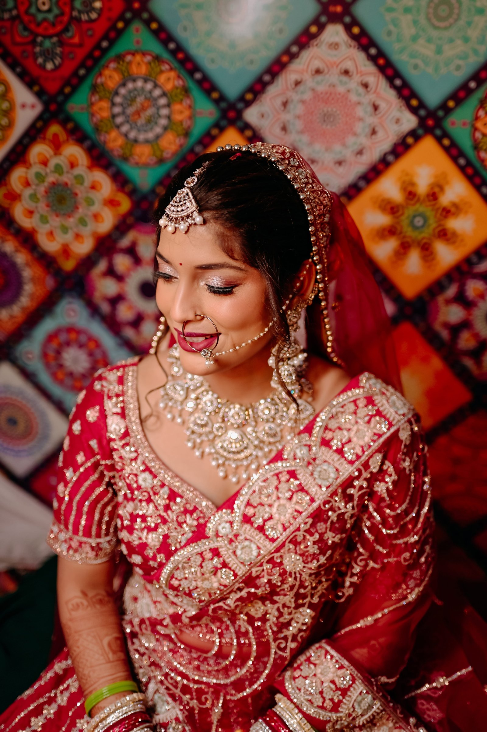Wedding photograph of Anchal & Himanshu by The Silver Frame Studio