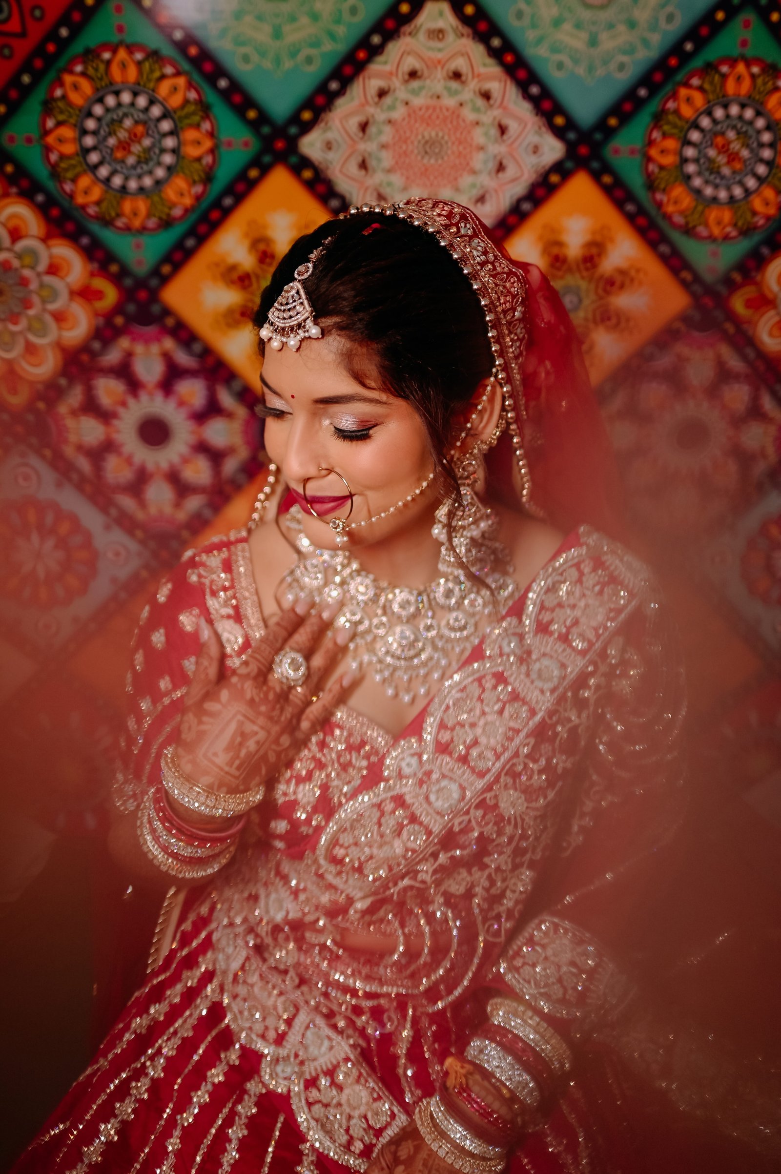 Wedding photograph of Anchal & Himanshu by The Silver Frame Studio