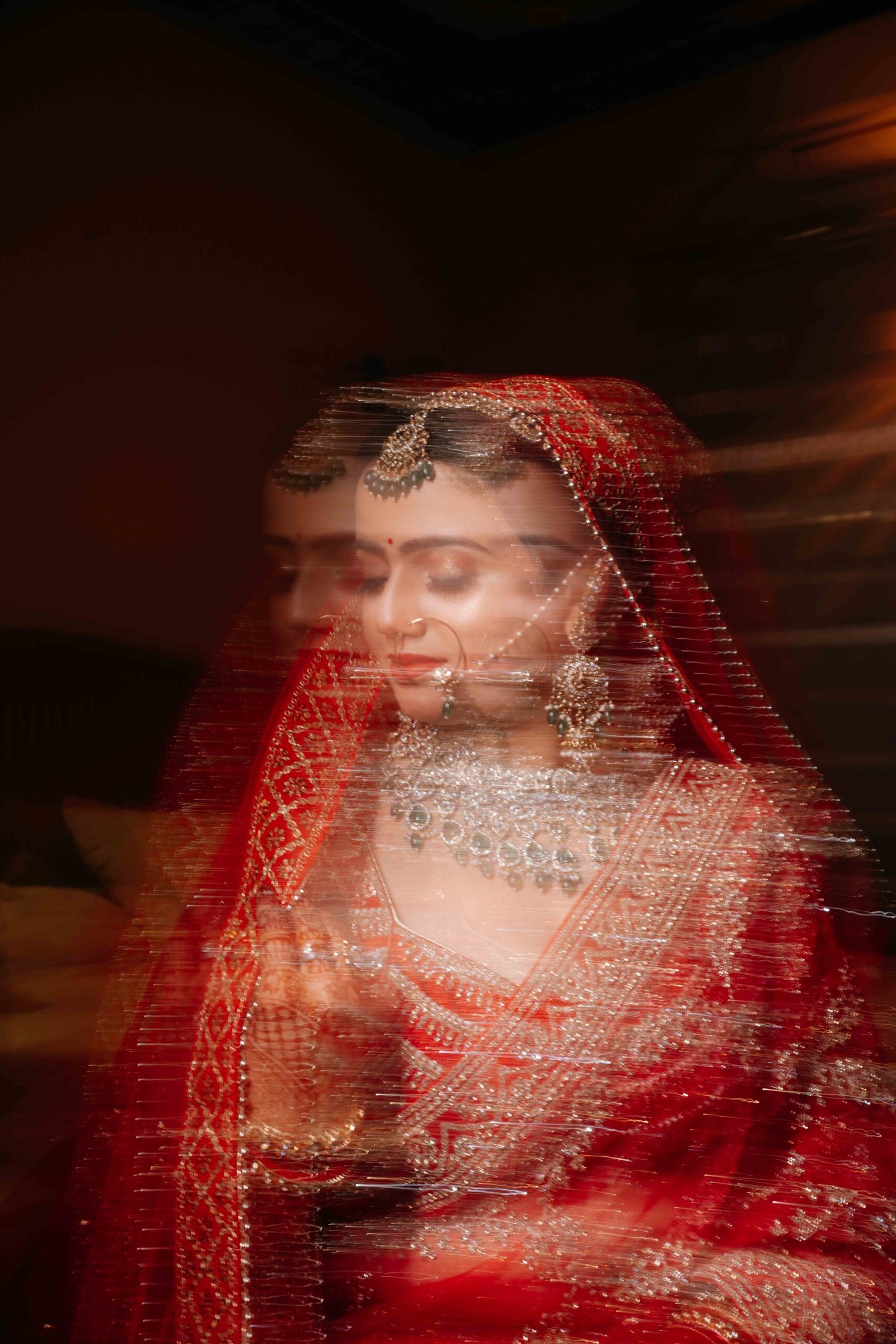 Wedding photograph of Krishna & Dhruvika by The Silver Frame Studio