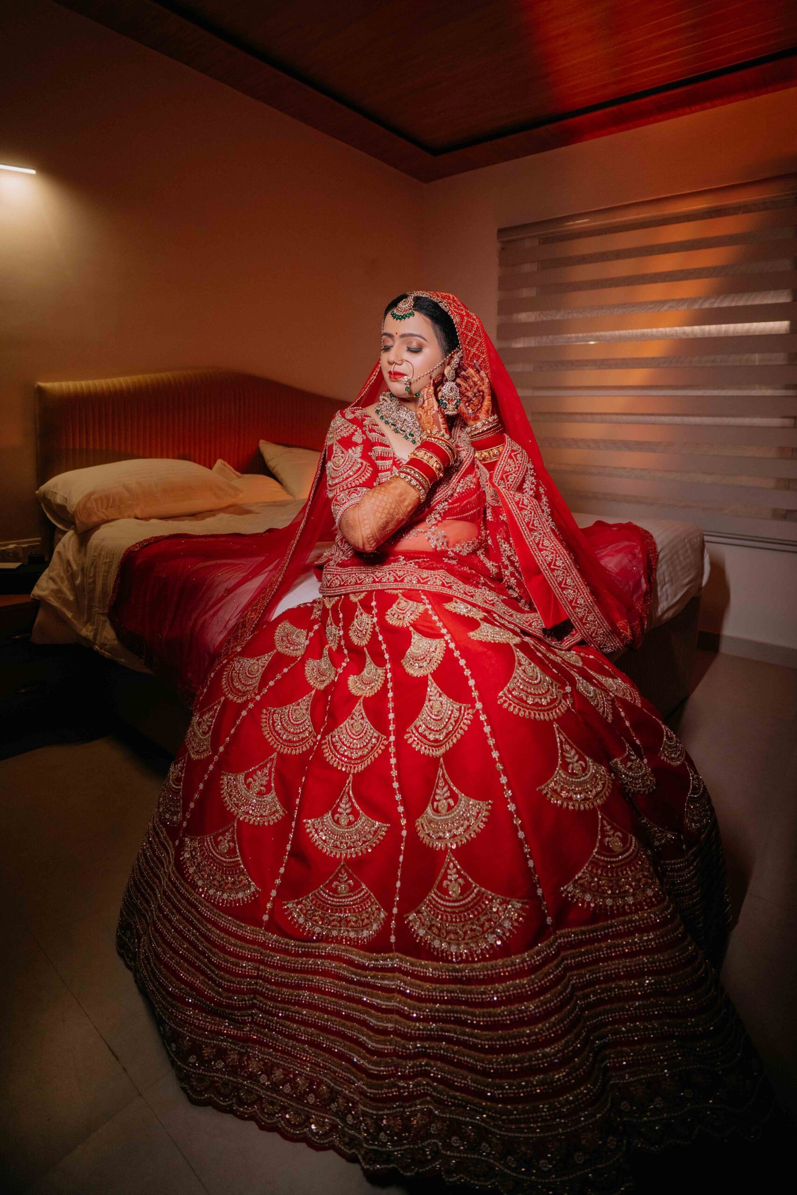 Wedding photograph of Krishna & Dhruvika by The Silver Frame Studio