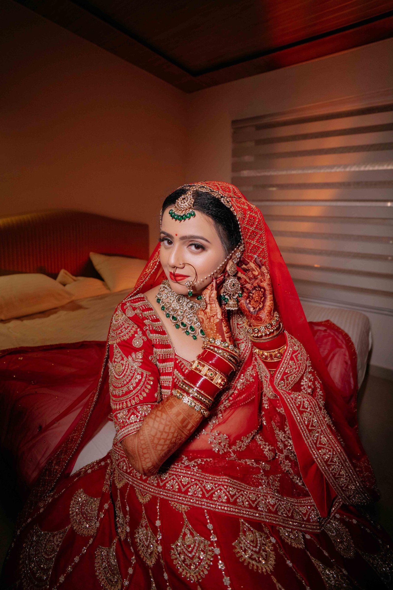 Wedding photograph of Krishna & Dhruvika by The Silver Frame Studio