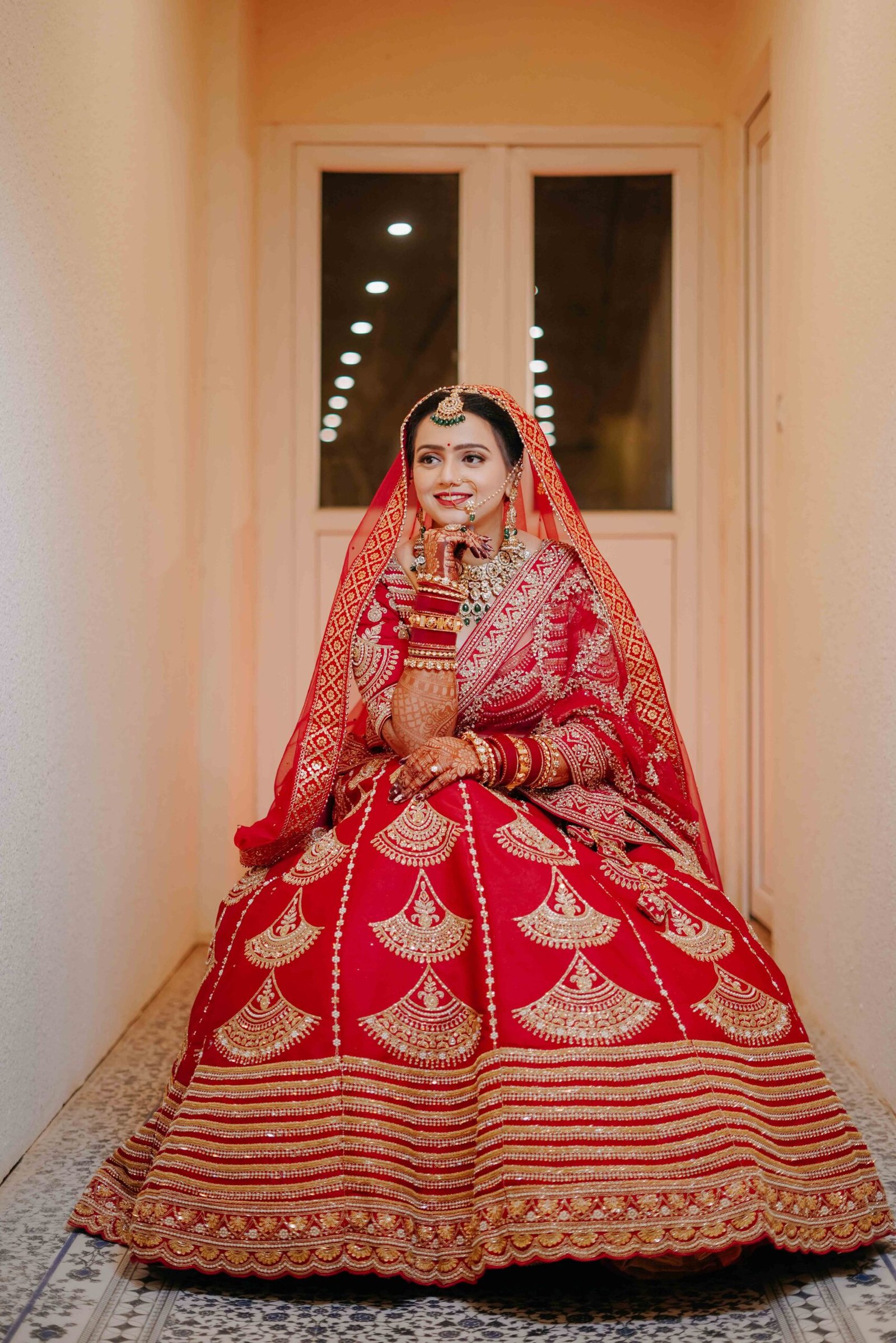 Wedding photograph of Krishna & Dhruvika by The Silver Frame Studio