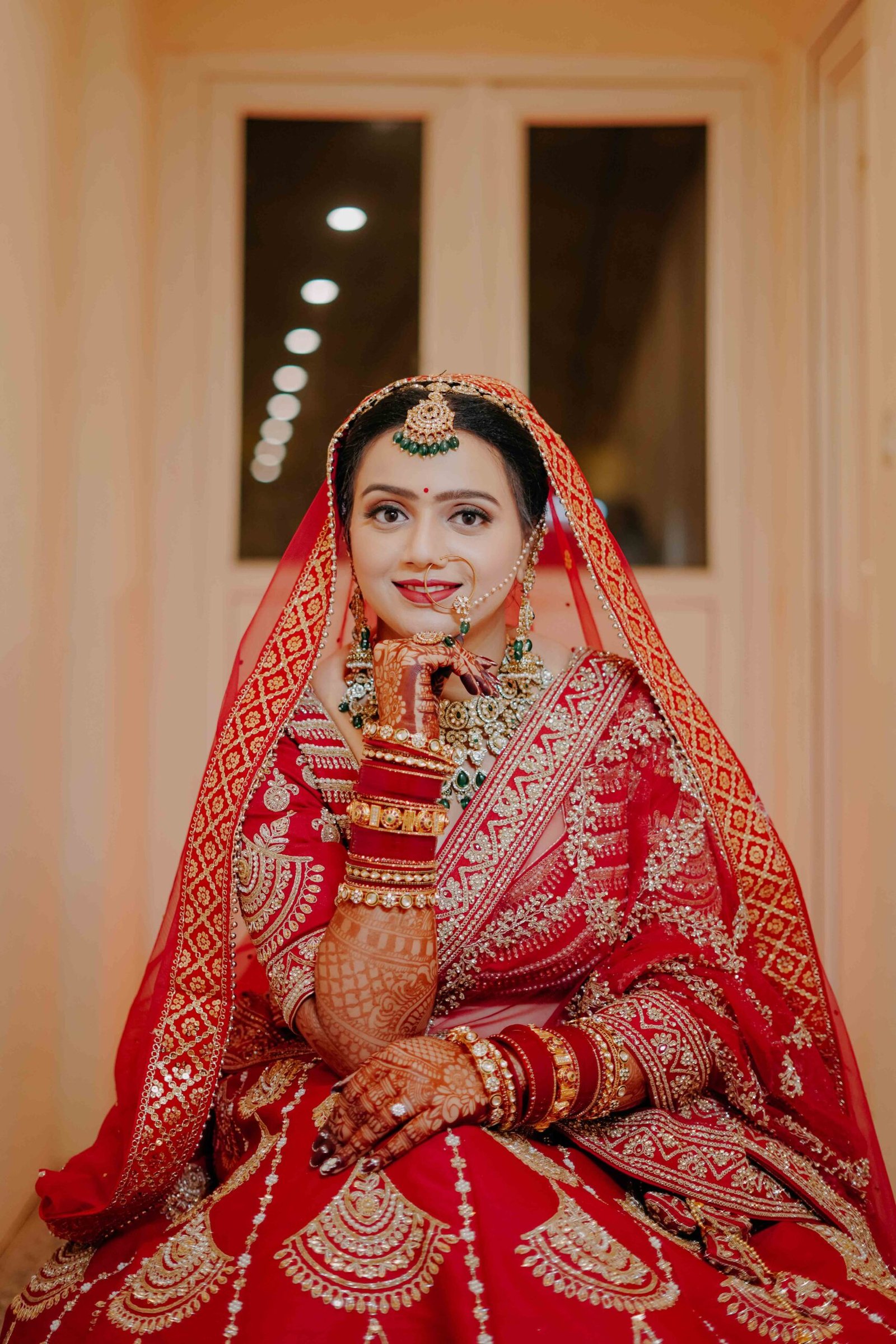 Wedding photograph of Krishna & Dhruvika by The Silver Frame Studio