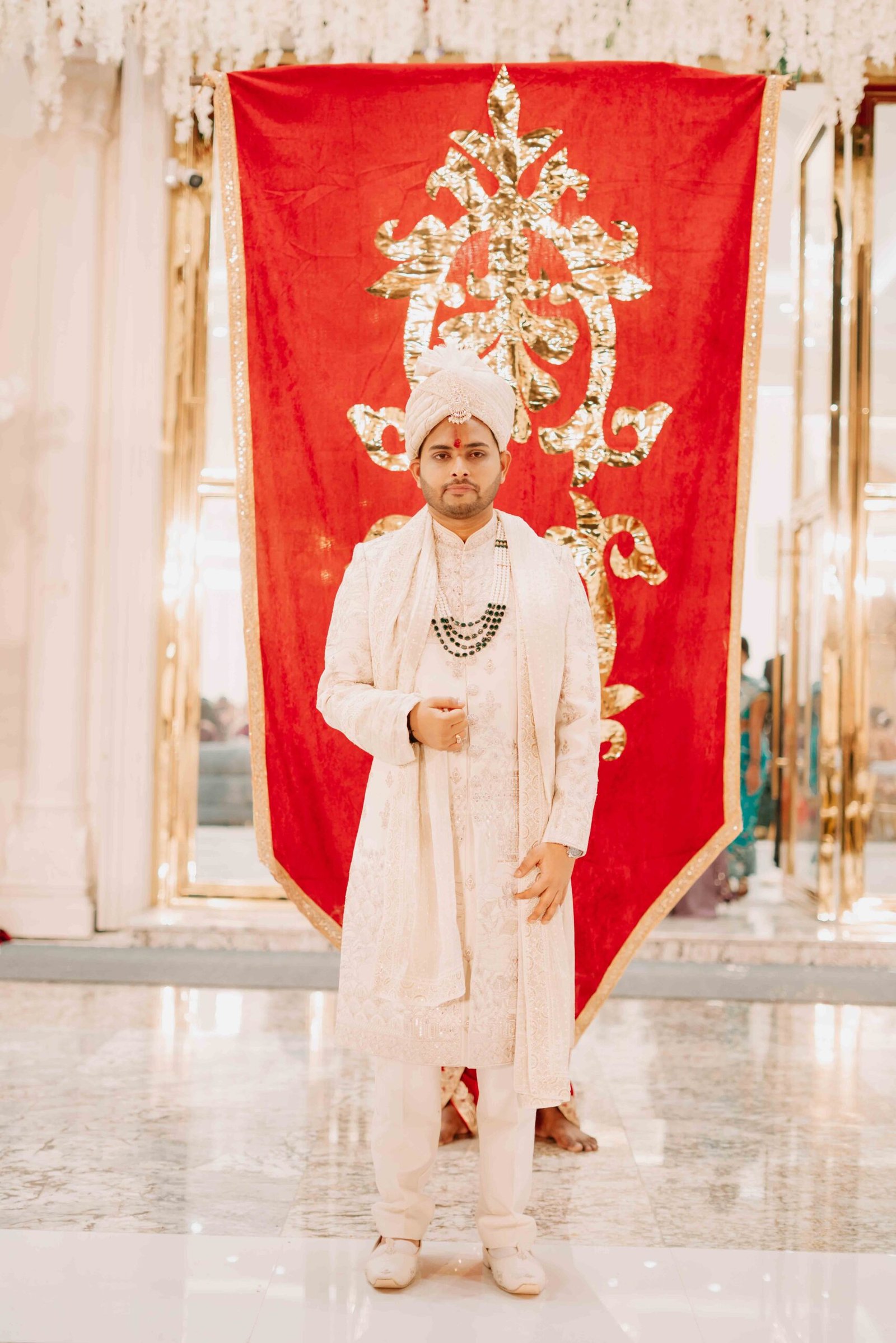 Wedding photograph of Krishna & Dhruvika by The Silver Frame Studio