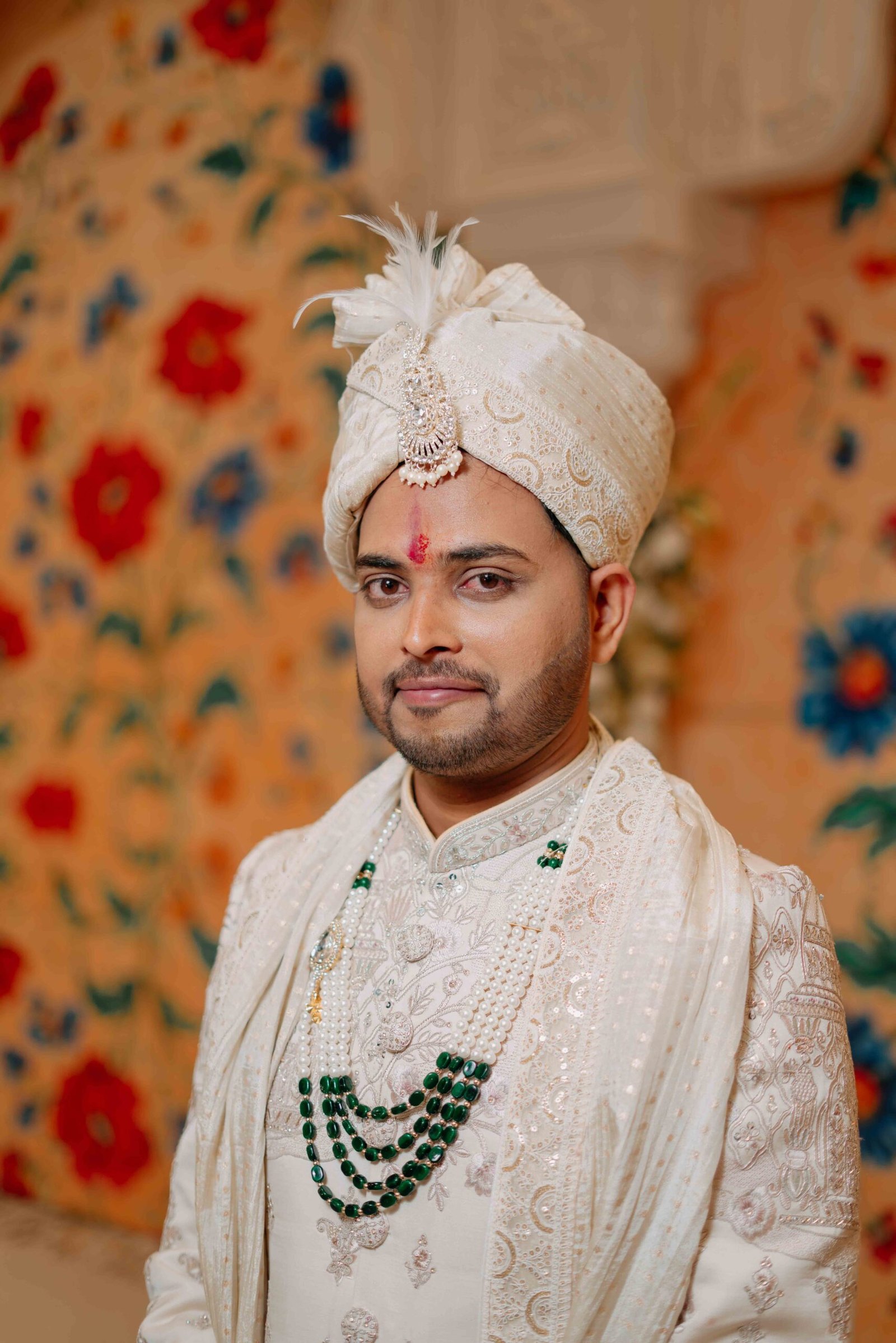 Wedding photograph of Krishna & Dhruvika by The Silver Frame Studio