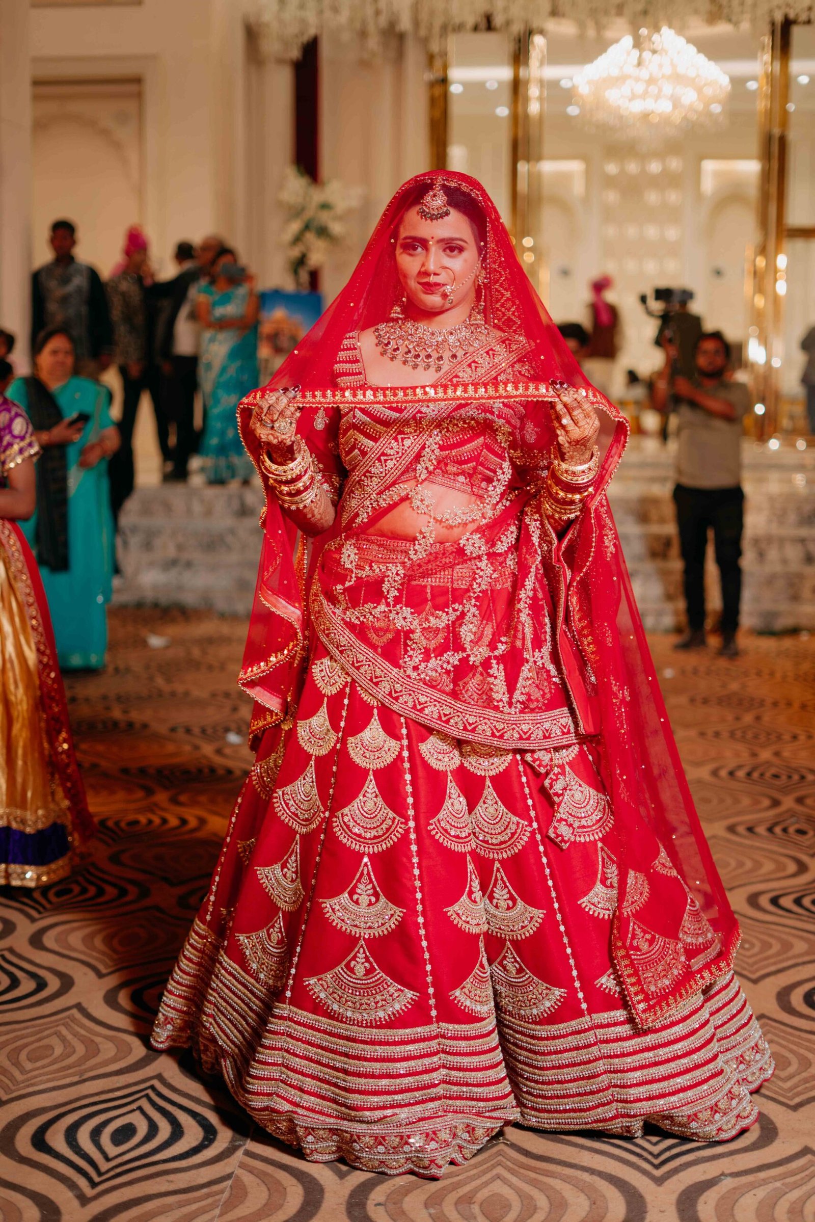 Wedding photograph of Krishna & Dhruvika by The Silver Frame Studio