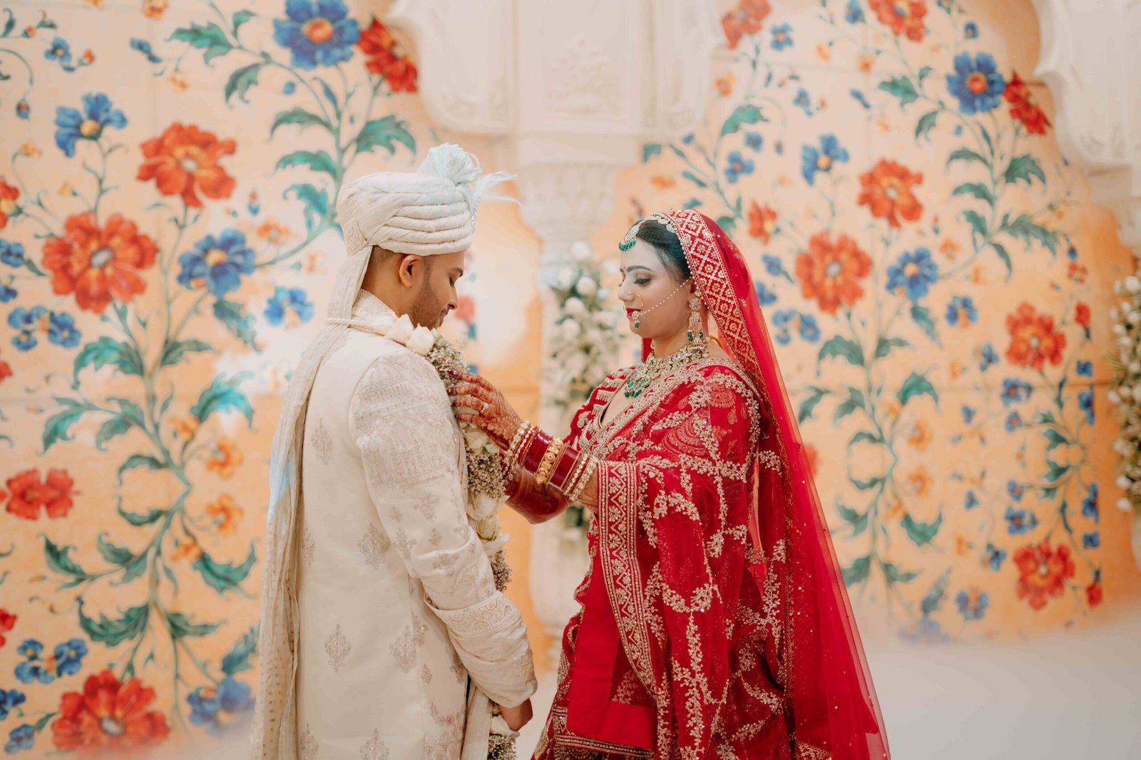 Wedding photograph of Krishna & Dhruvika by The Silver Frame Studio