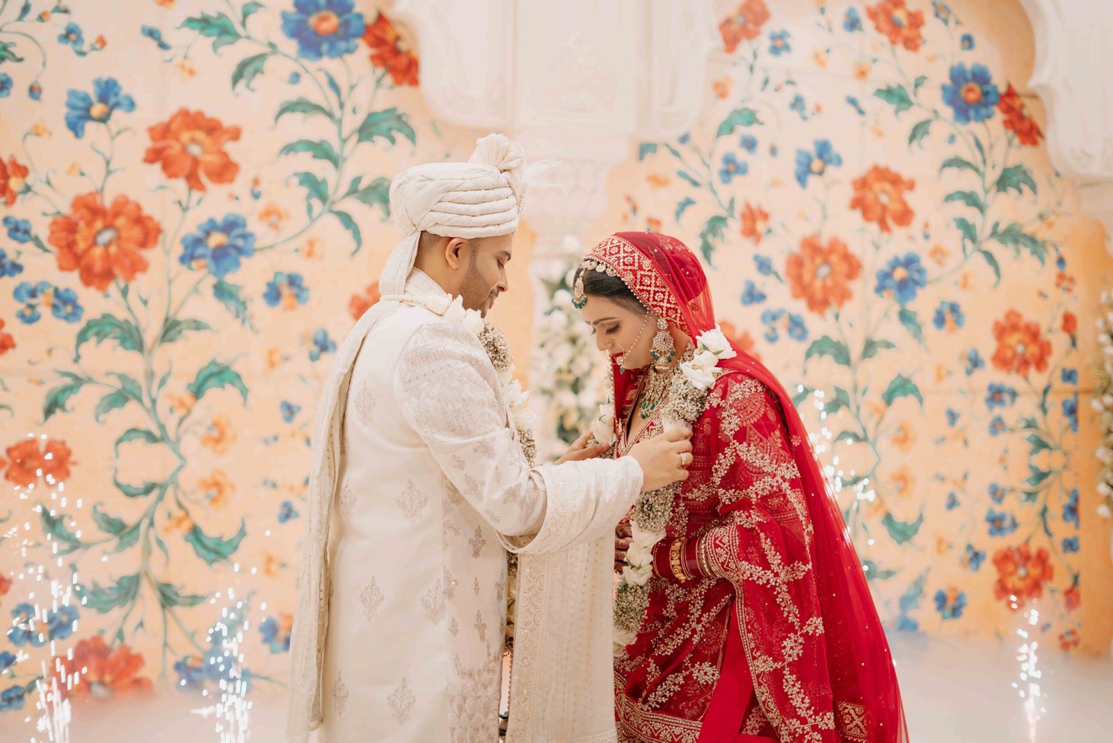 Wedding photograph of Krishna & Dhruvika by The Silver Frame Studio