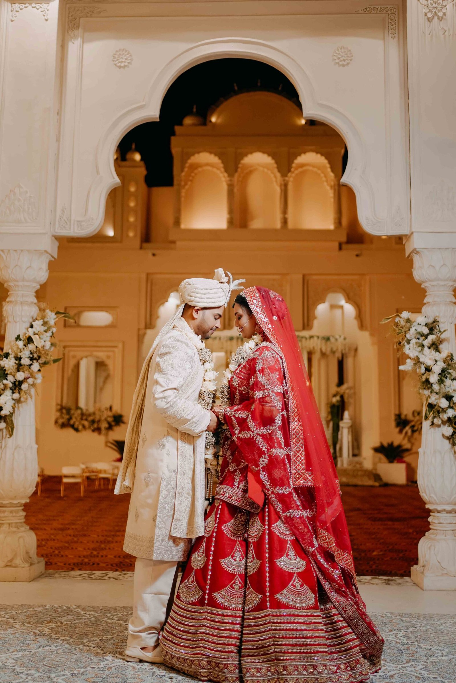 Wedding photograph of Krishna & Dhruvika by The Silver Frame Studio