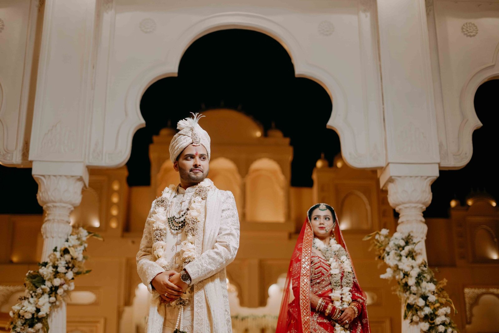 Wedding photograph of Krishna & Dhruvika by The Silver Frame Studio